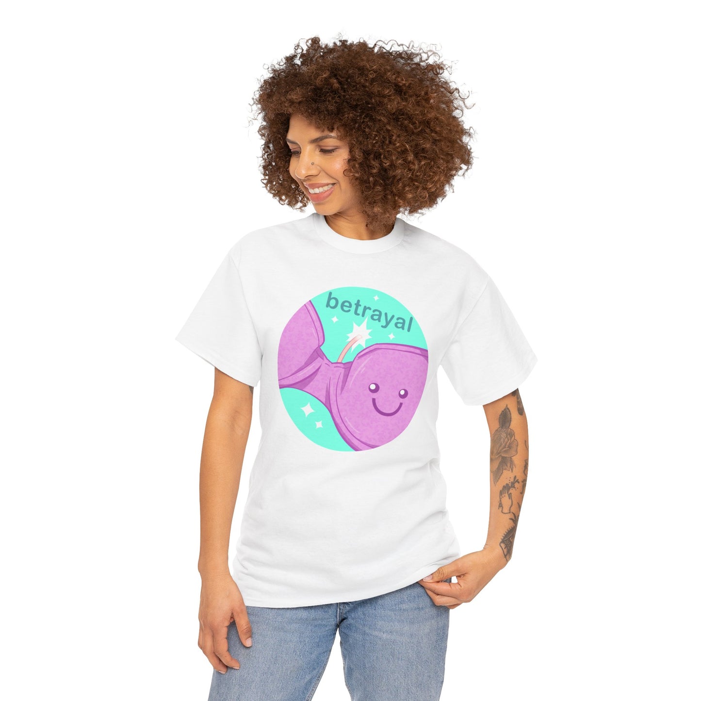 Bra Betrayal Unisex Heavy Cotton Tee