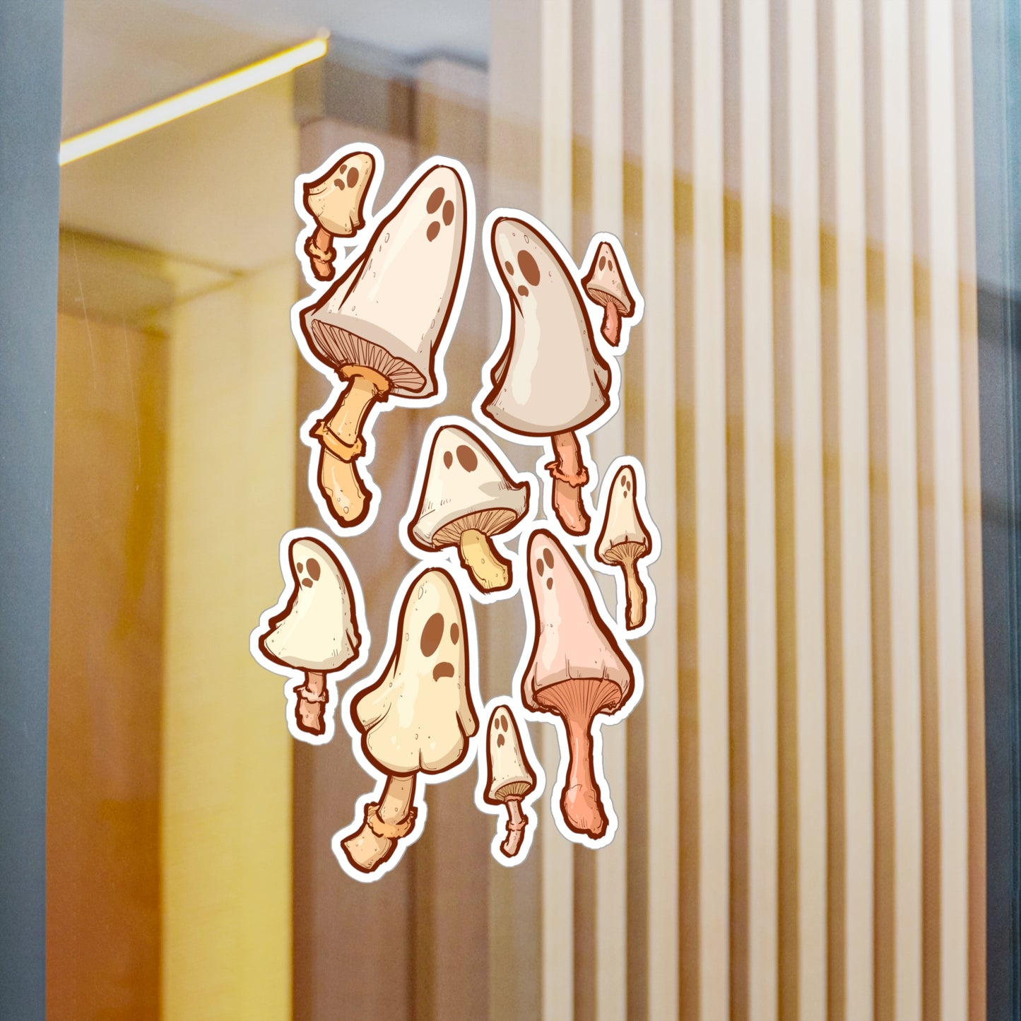 Spooky Mushrooms Kiss-Cut Vinyl Decal