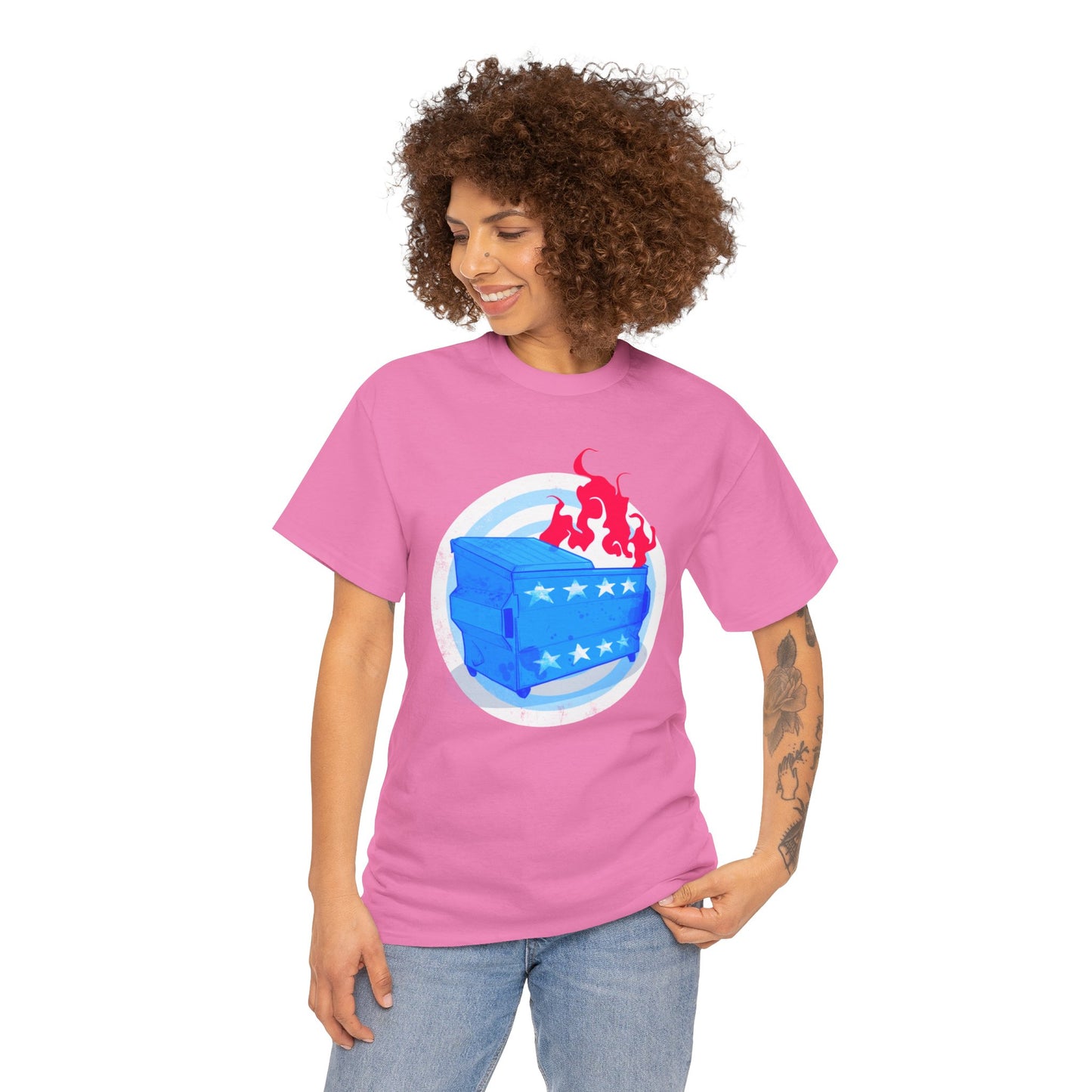 American Dumpster Firre Unisex Heavy Cotton Tee