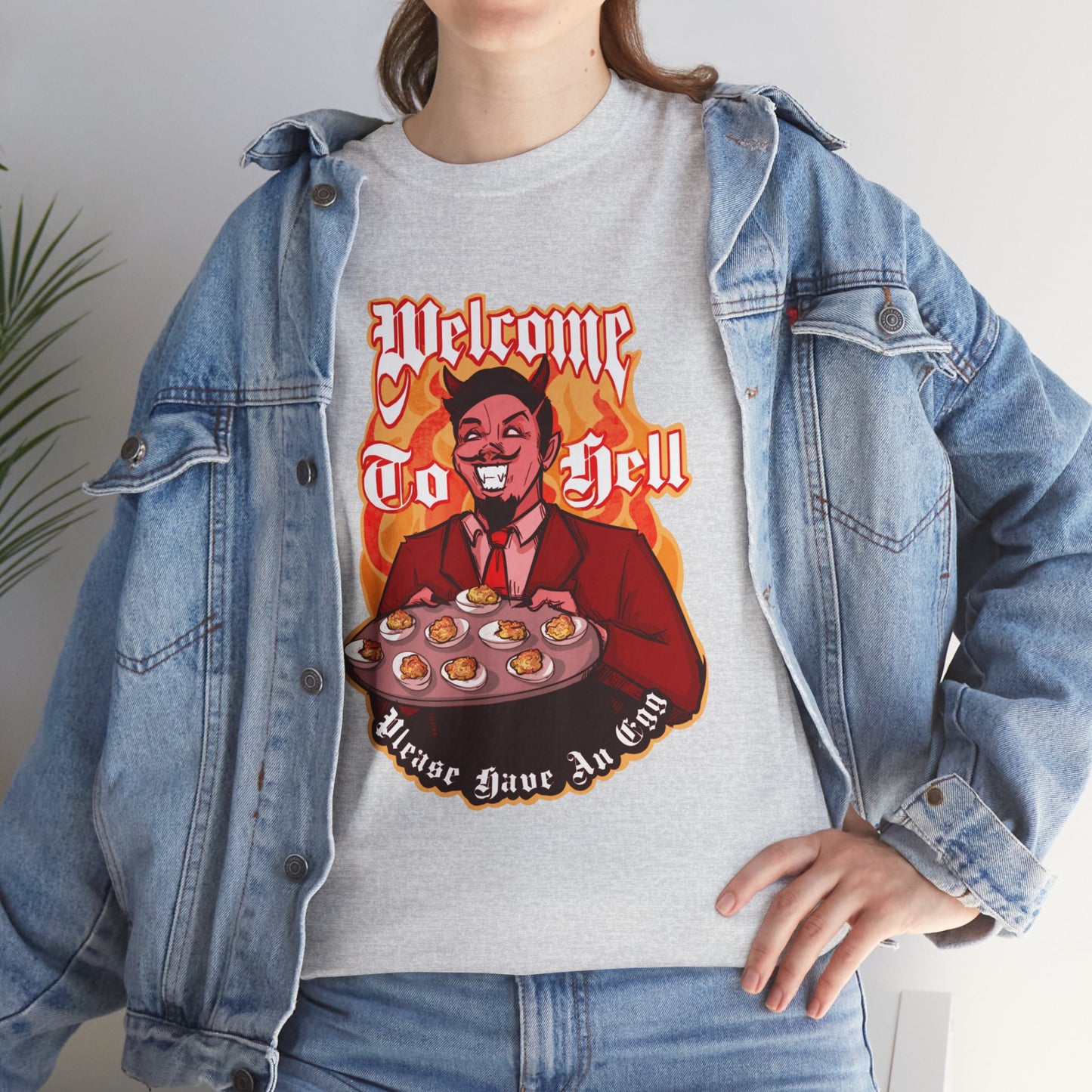Deviled Eggs Unisex Heavy Cotton Tee