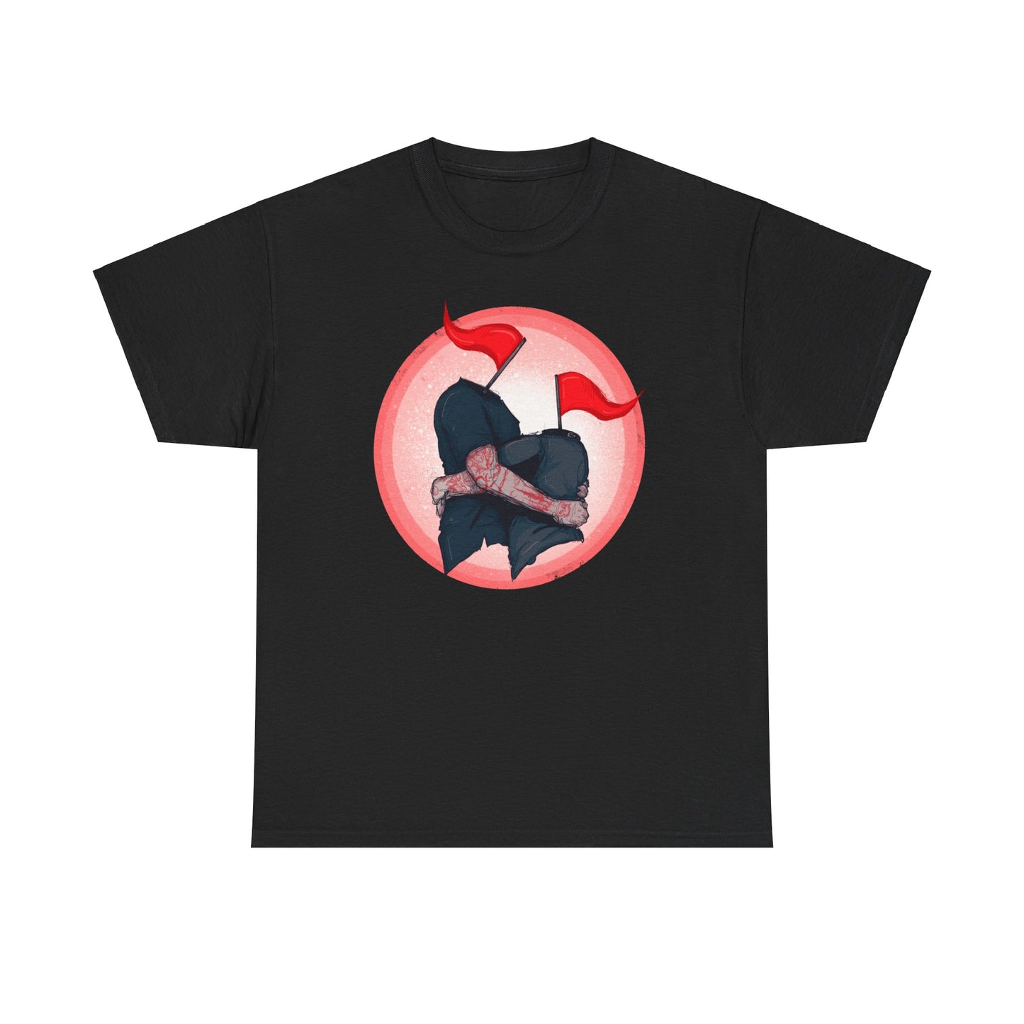 Red Flags Unisex Heavy Cotton Tee