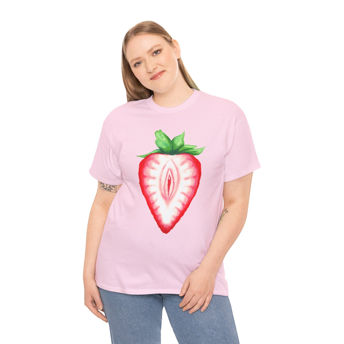 Juicy Strawberry Unisex Heavy Cotton Tee