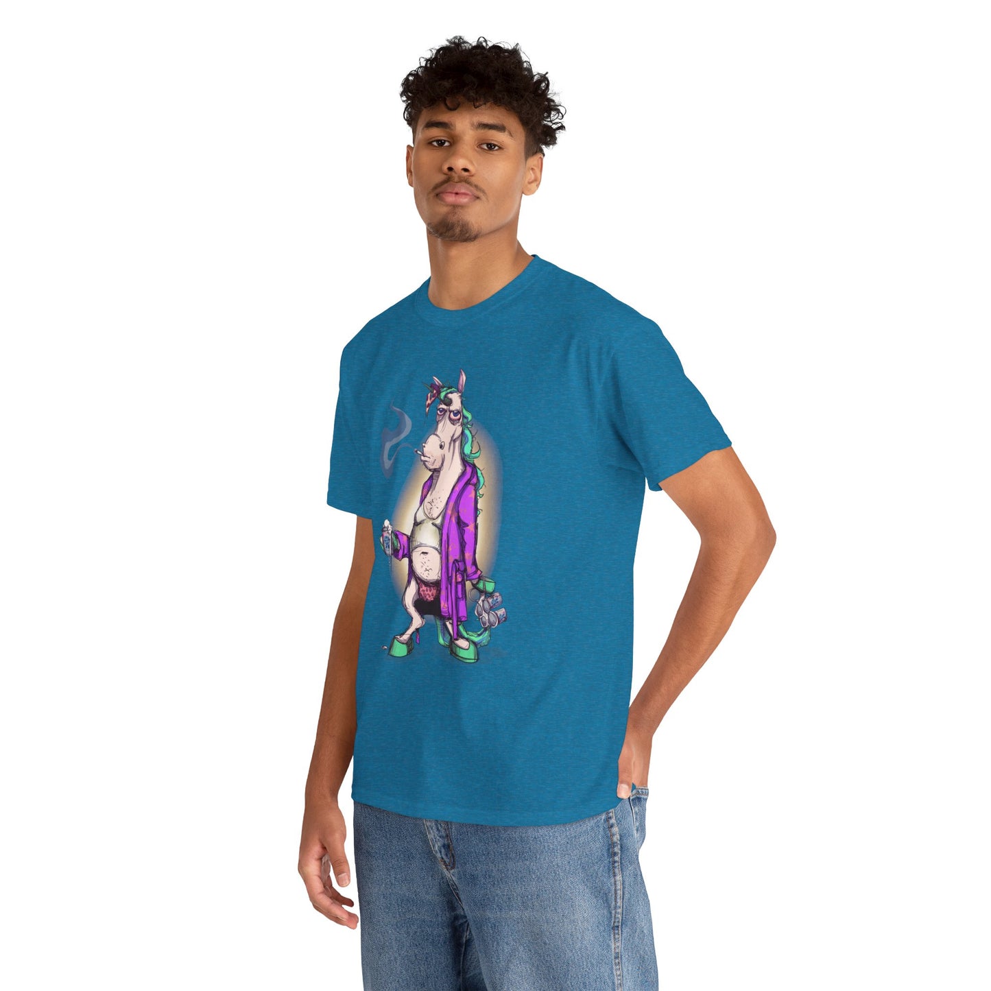 Dontgiveafuckacorn Unisex Heavy Cotton Tee