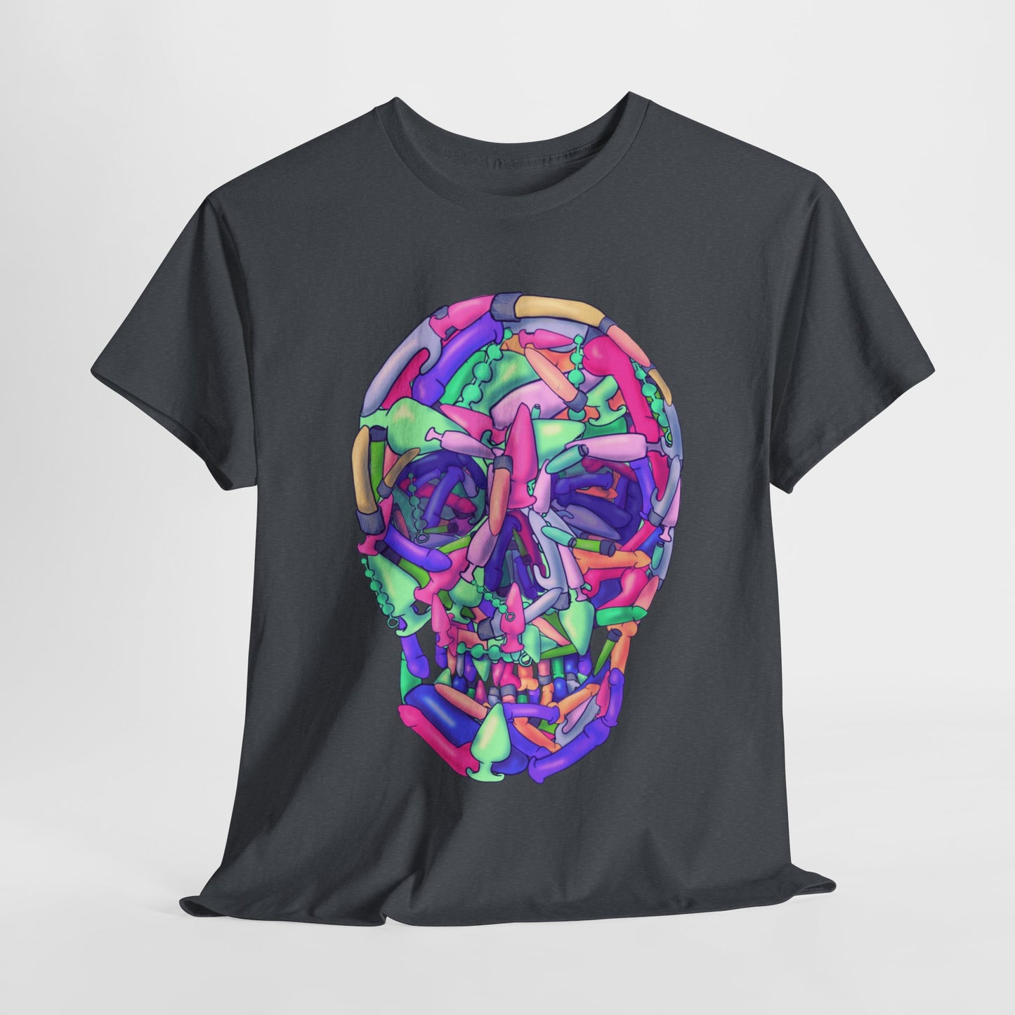 Sex Toy Skull Unisex Heavy Cotton Tee
