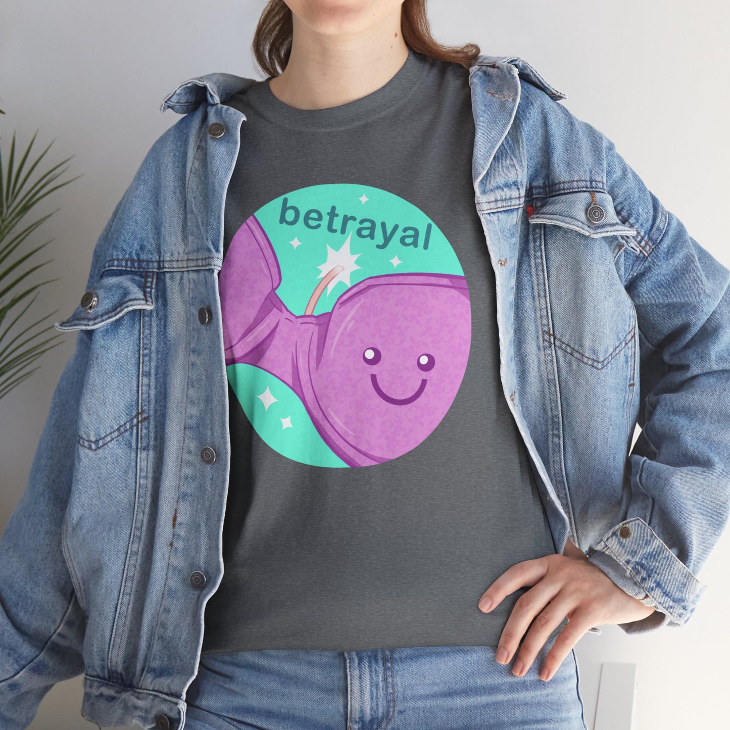 Bra Betrayal Unisex Heavy Cotton Tee