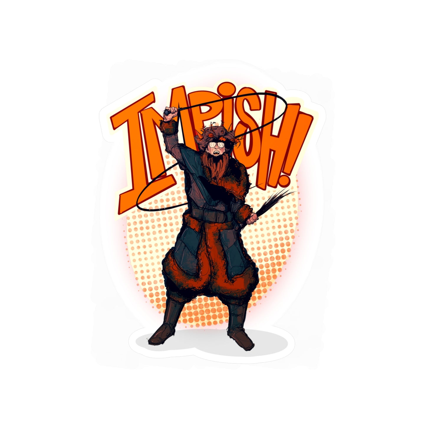 Impish Kiss-Cut Vinyl Decal