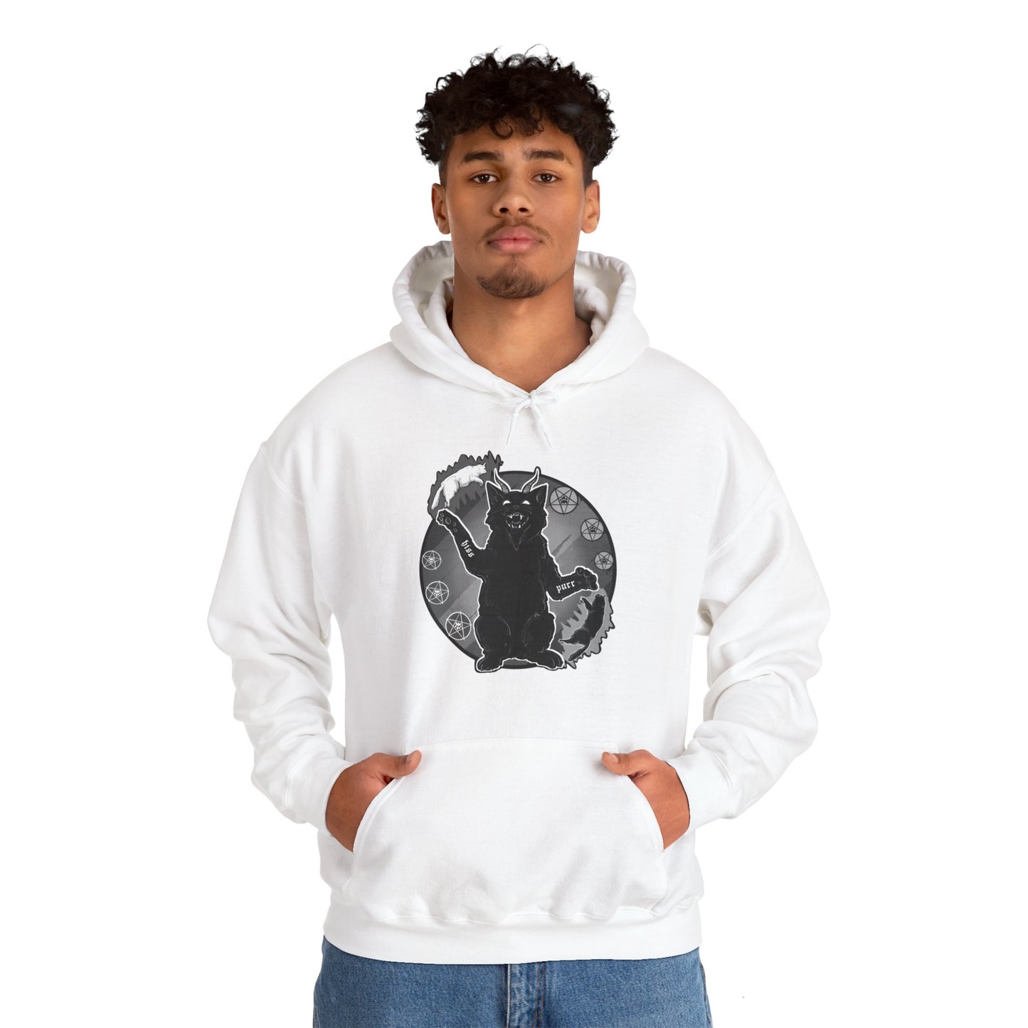 Baphocat II Unisex Heavy Blend Hooded Sweatshirt