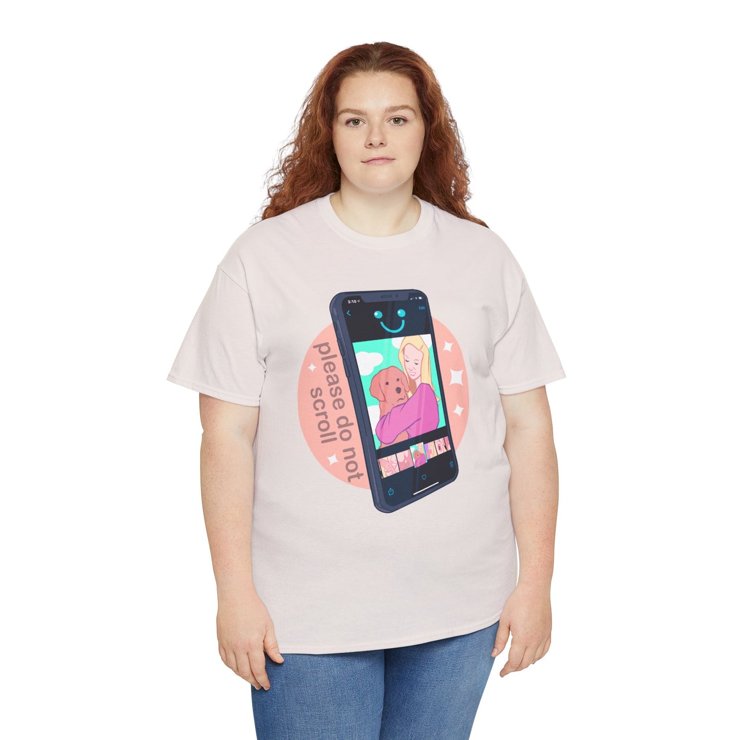 Don't Scroll Unisex Heavy Cotton Tee