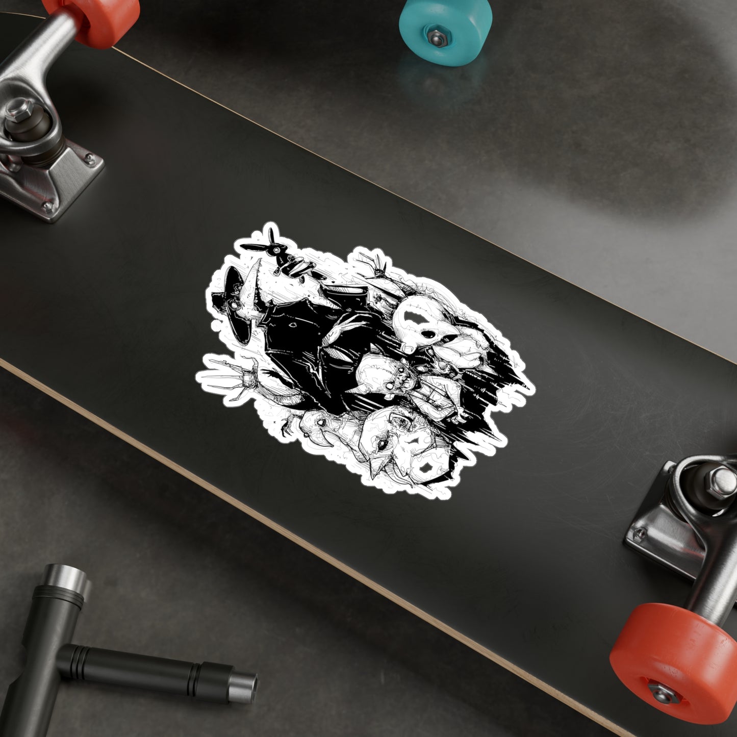 Plague People Kiss-Cut Vinyl Decal