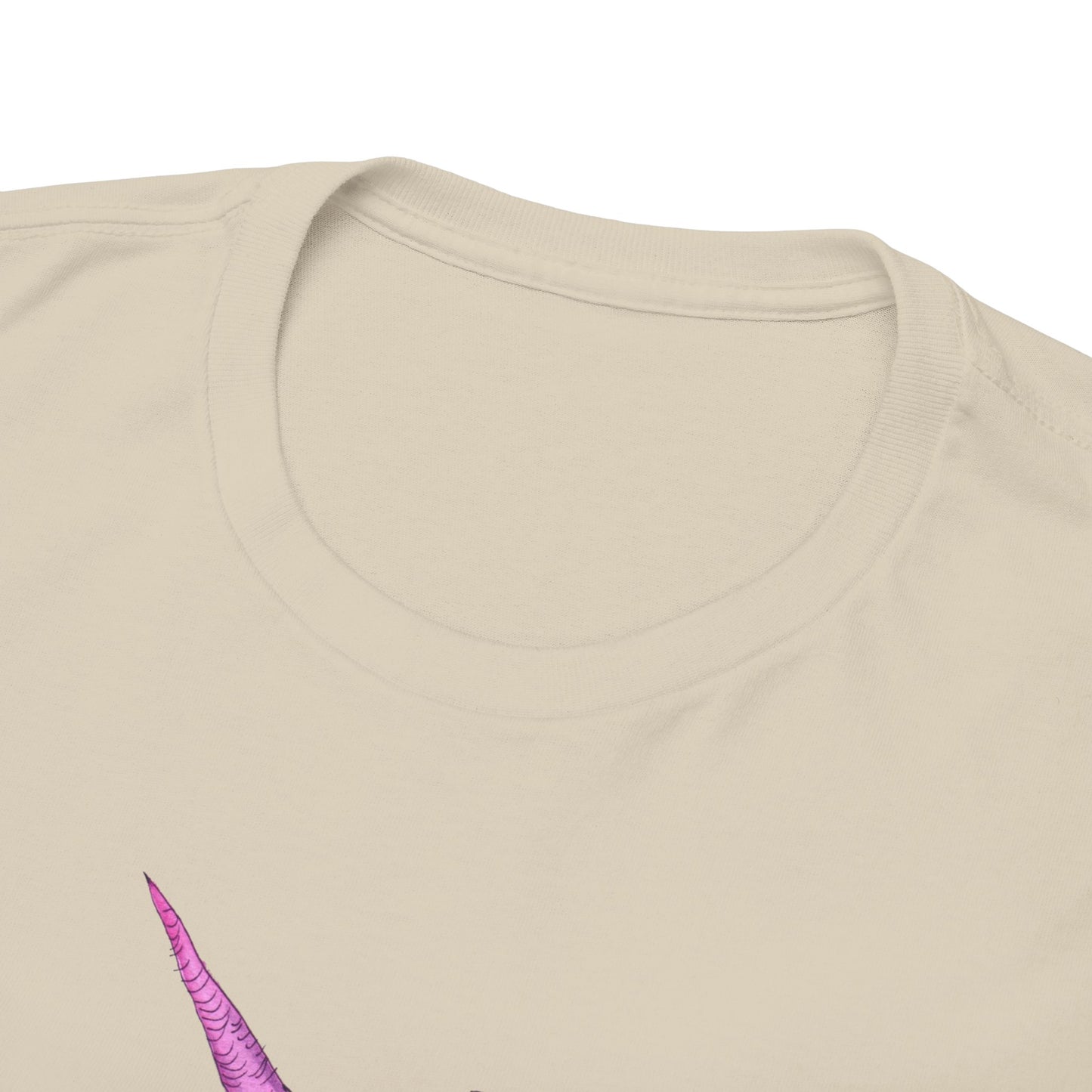 Unicorn Skull Unisex Heavy Cotton Tee