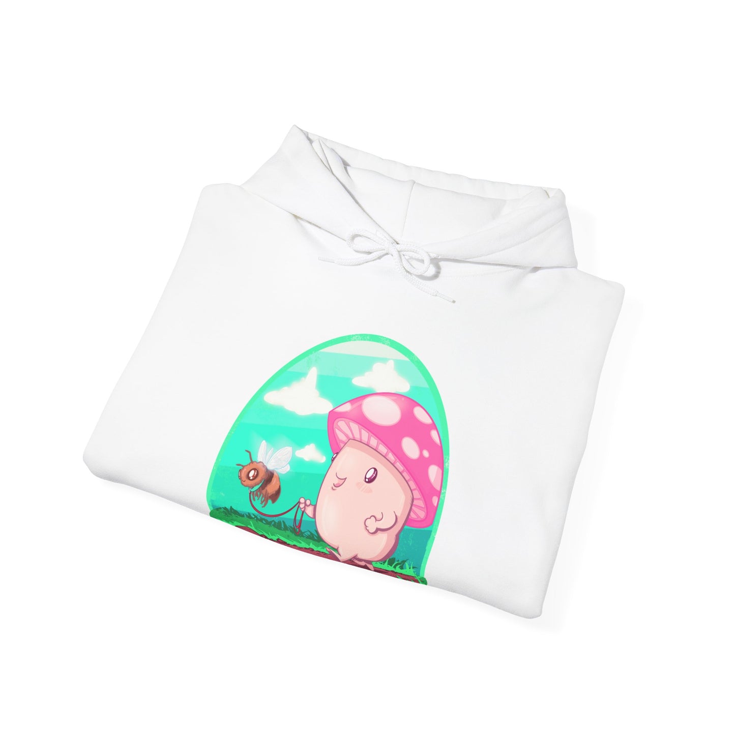 Bee Walk Unisex Heavy Blend Hooded Sweatshirt
