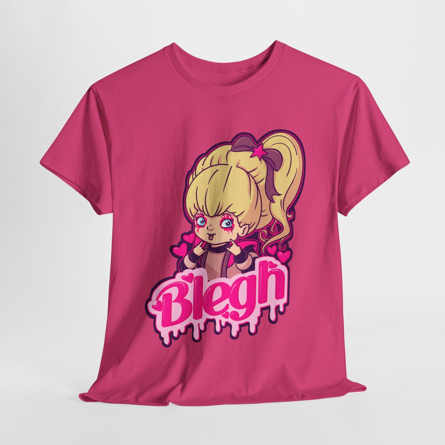 Rainbow Blegh Unisex Heavy Cotton Tee