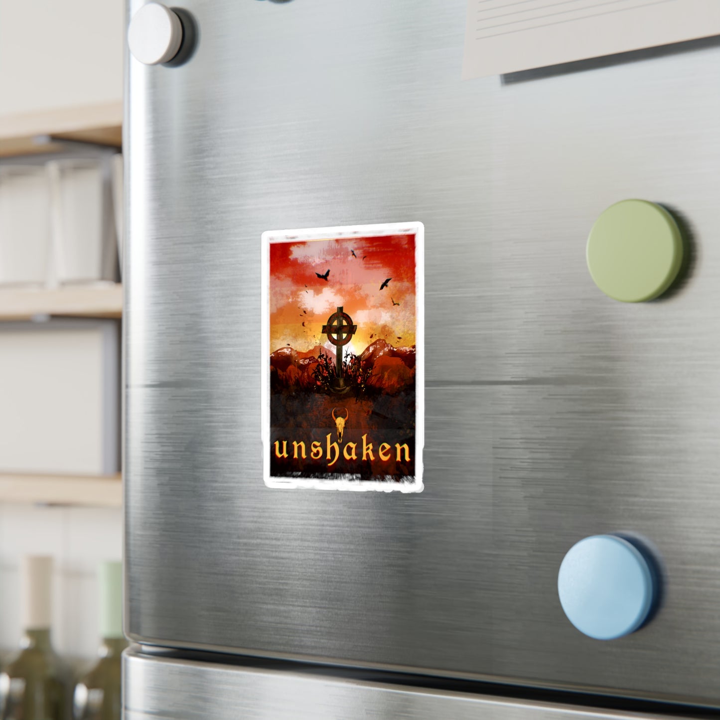 Unshaken Kiss-Cut Vinyl Decal