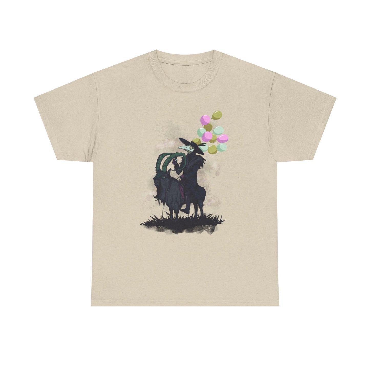 Plague Doctor Balloons Unisex Heavy Cotton Tee