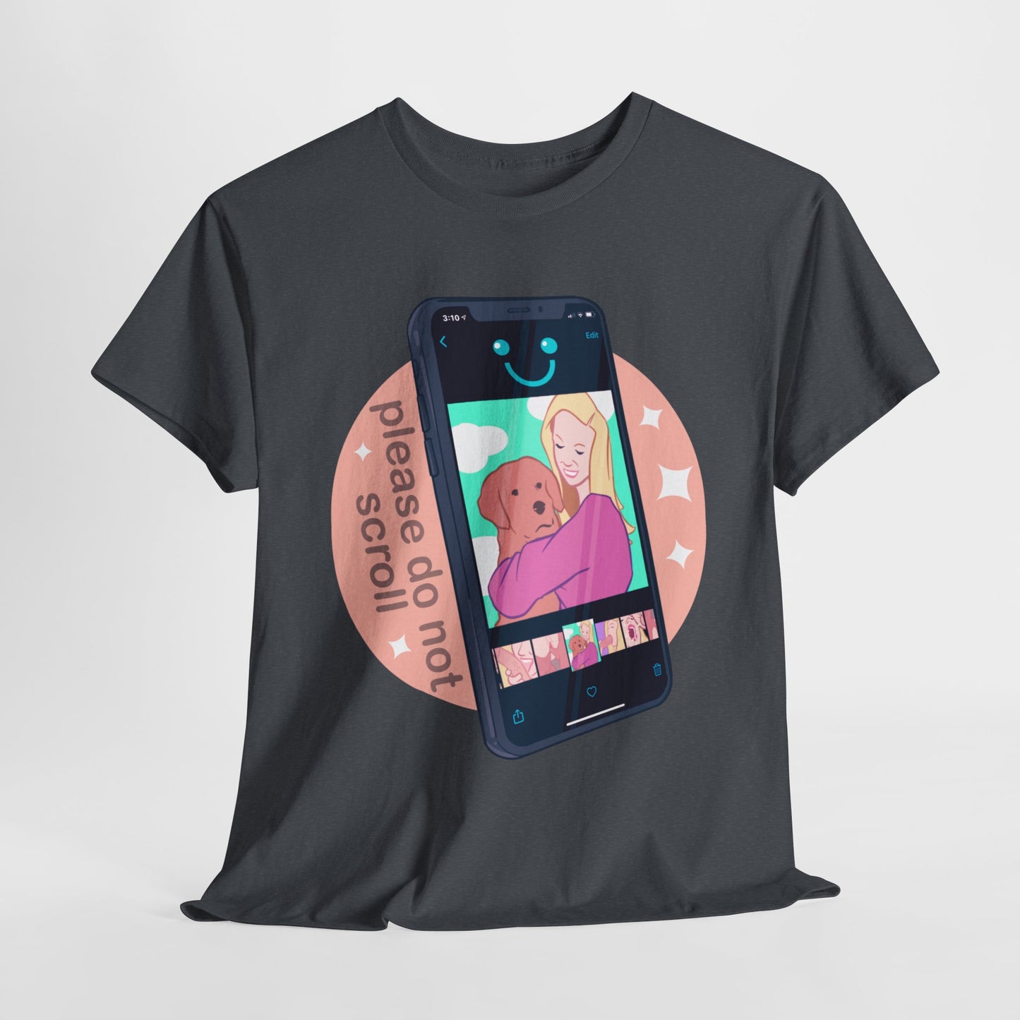 Don't Scroll Unisex Heavy Cotton Tee