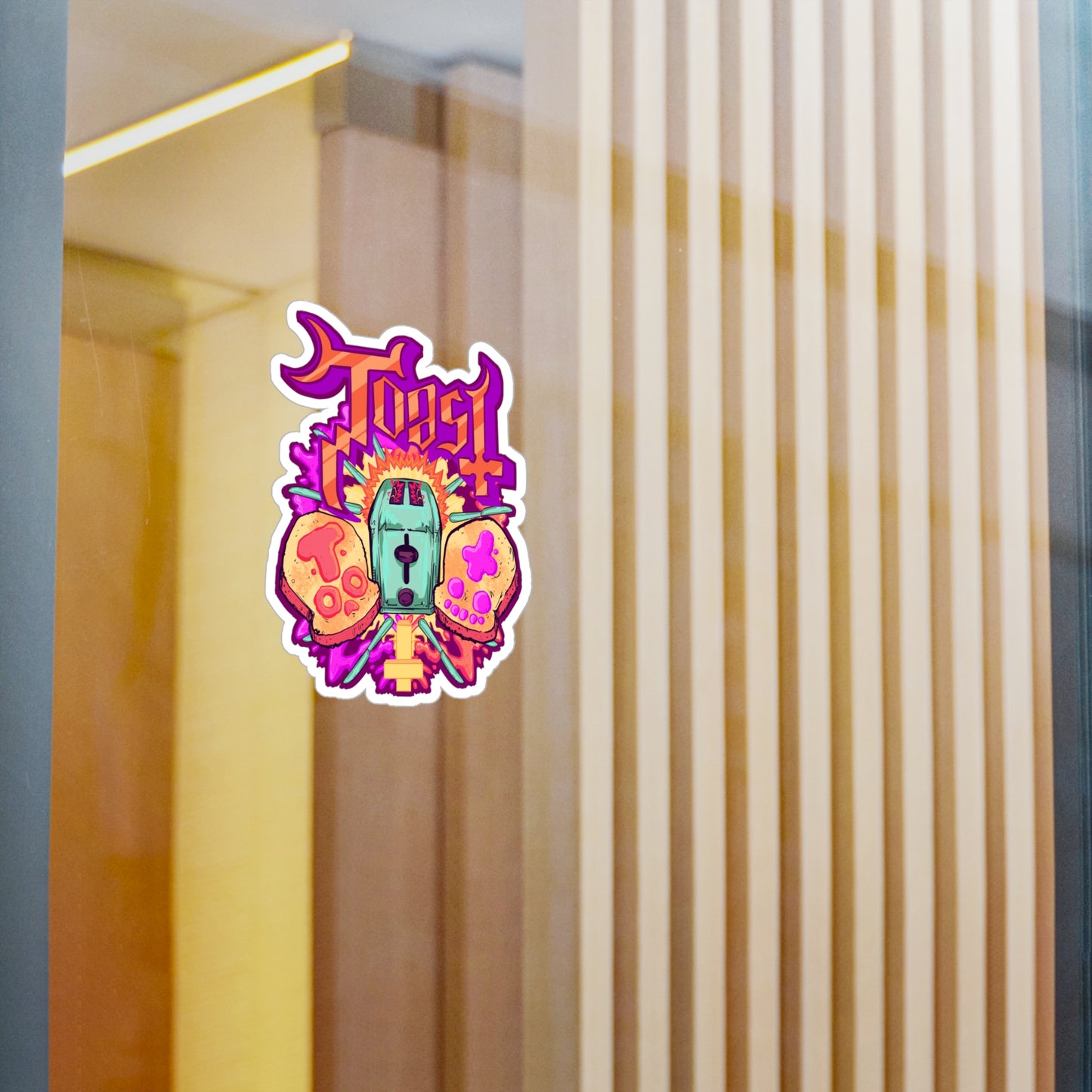 Toast Kiss-Cut Vinyl Decal