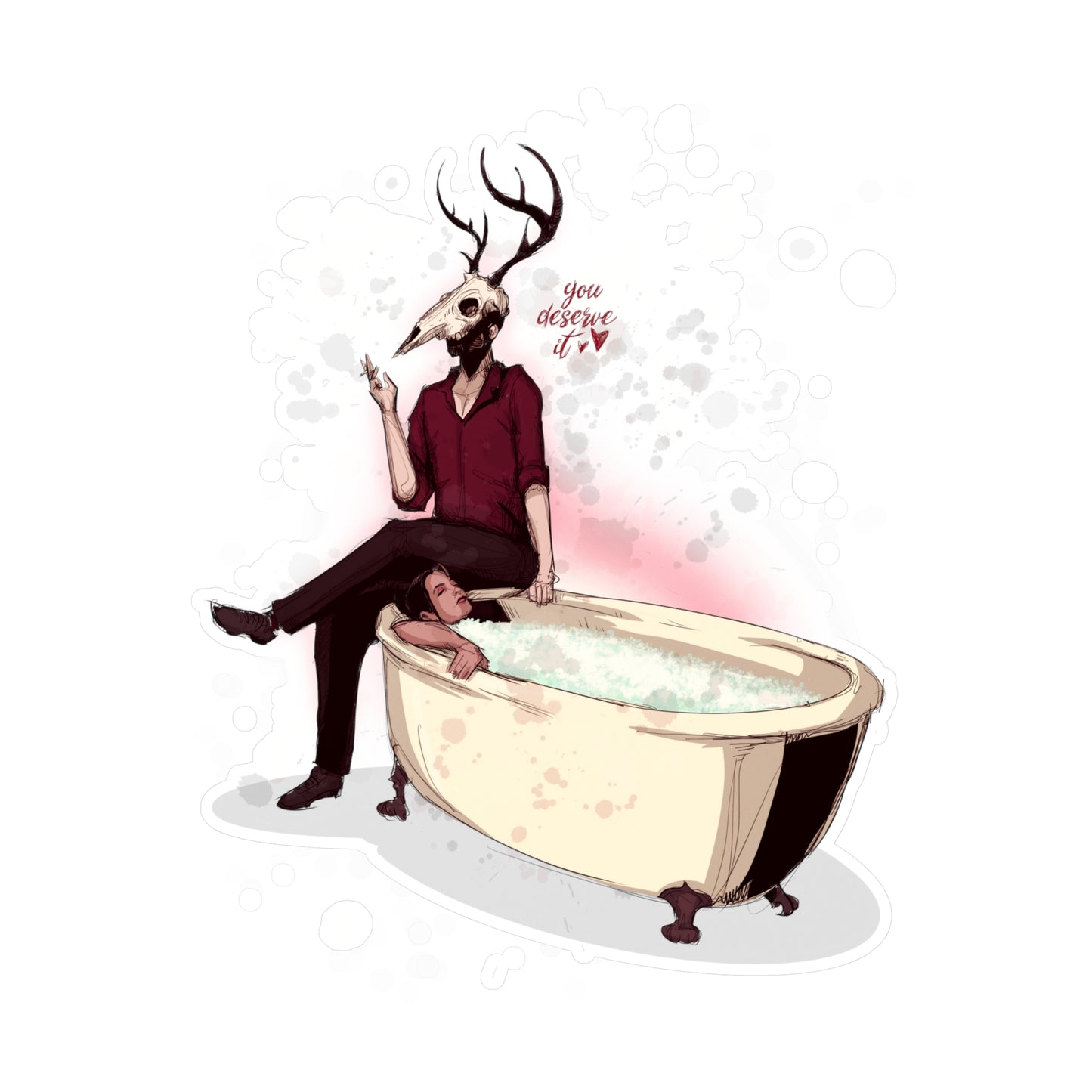 Deer Daddy Series 8: Aftercare VI Kiss-Cut Vinyl Decal