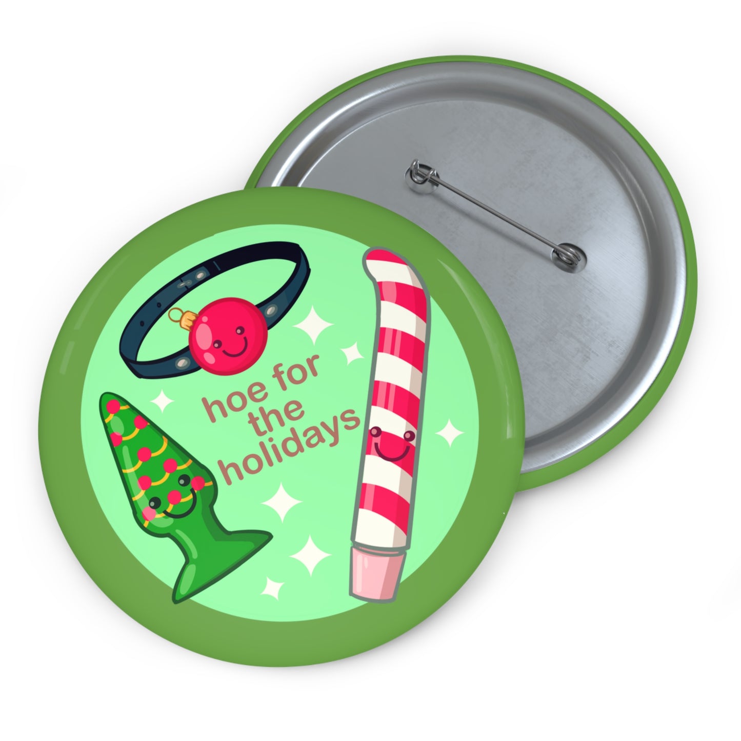 Hoe For The Holidays Pin Buttons