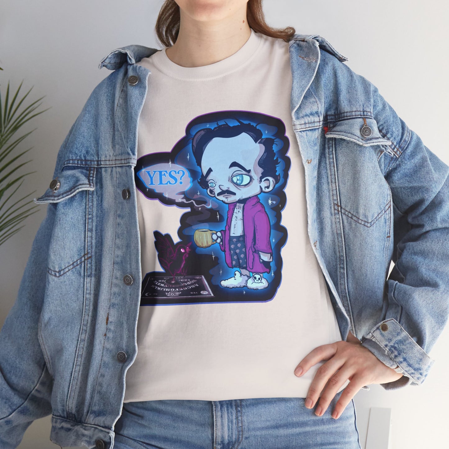 Edgar Allan Ghost Unisex Heavy Cotton Tee