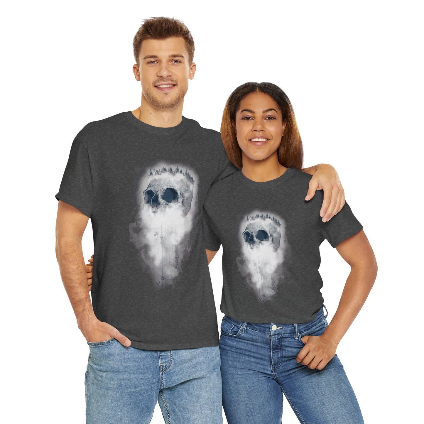 Elemental Skull Air Unisex Heavy Cotton Tee