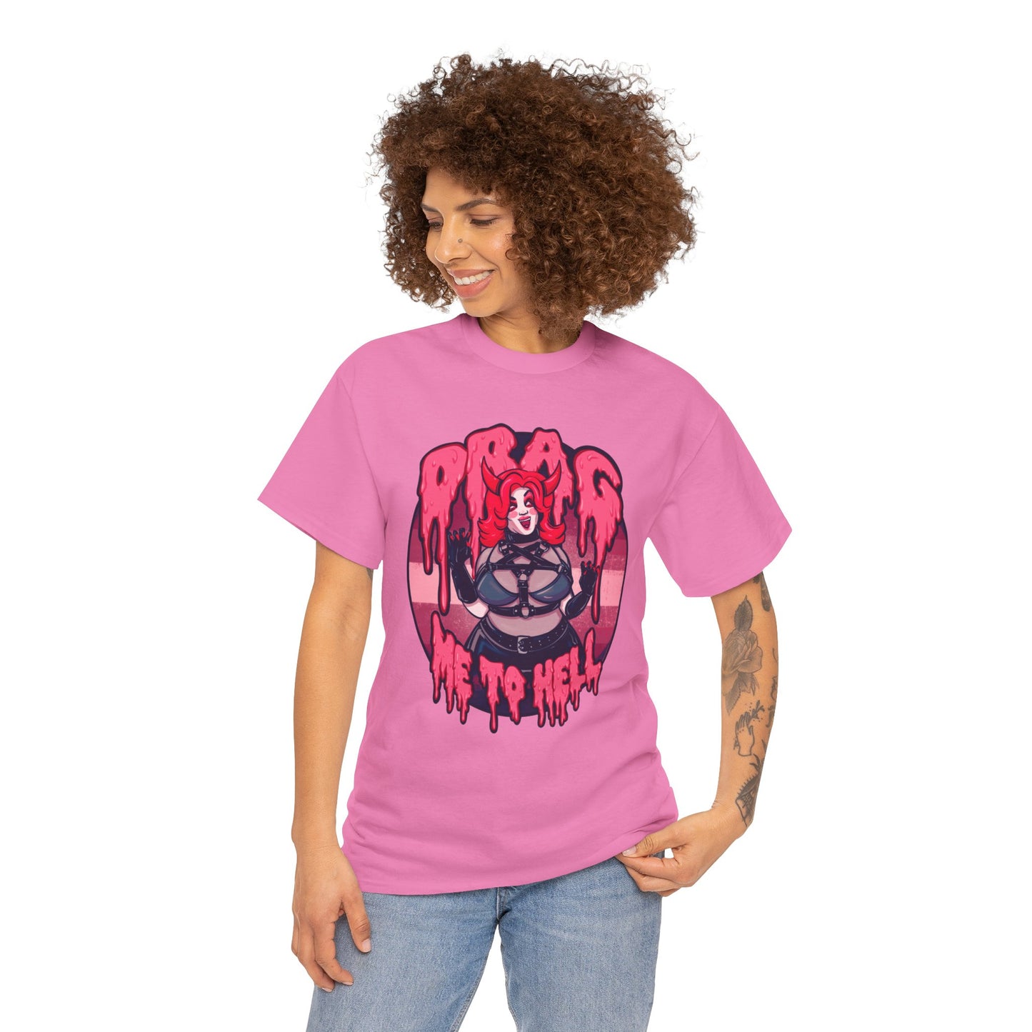 Drag Me To Hell Unisex Heavy Cotton Tee