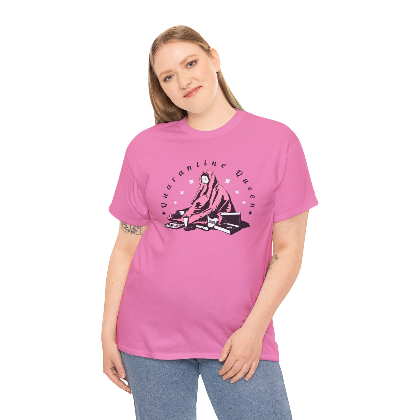 Quarantine Queen Unisex Heavy Cotton Tee
