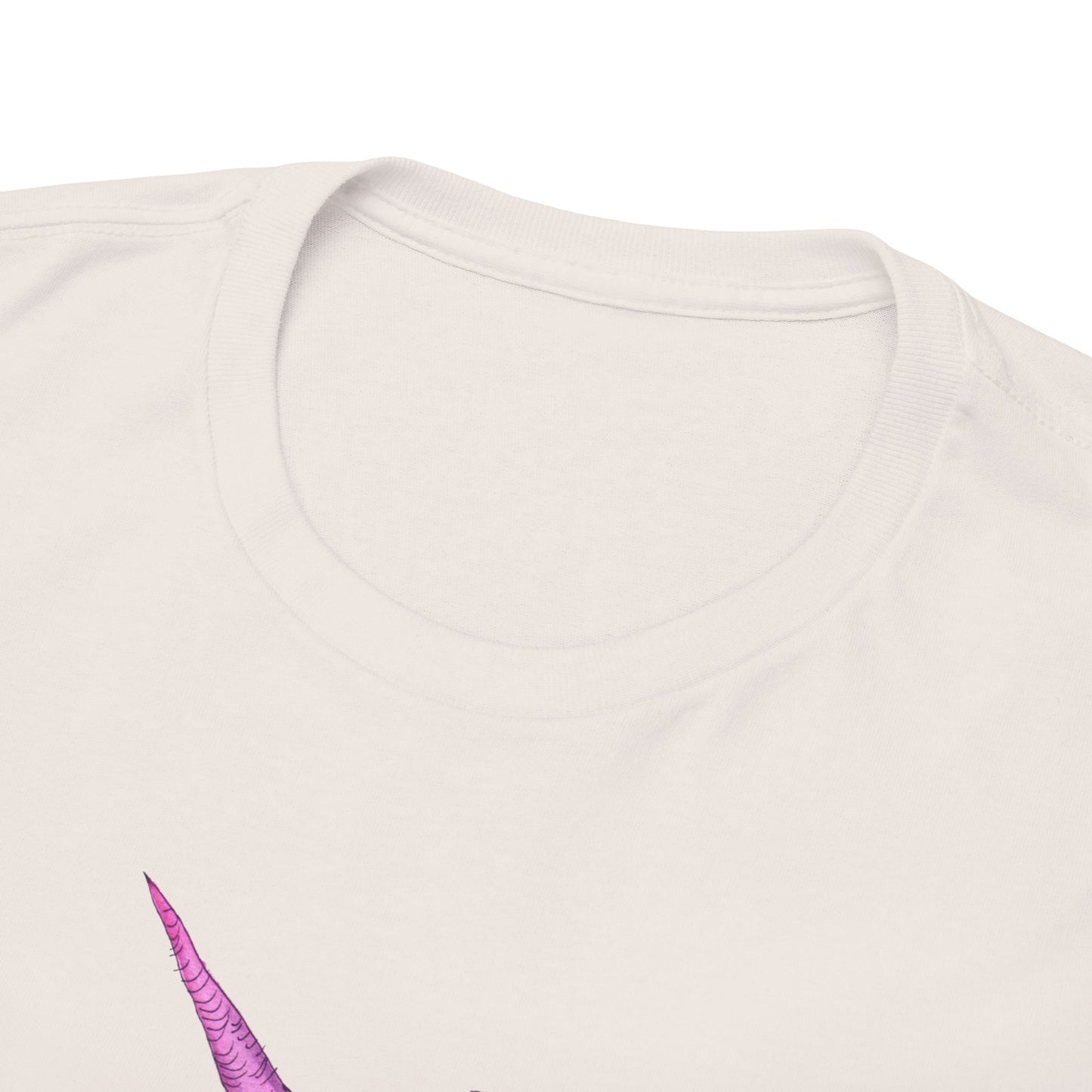Unicorn Skull Unisex Heavy Cotton Tee