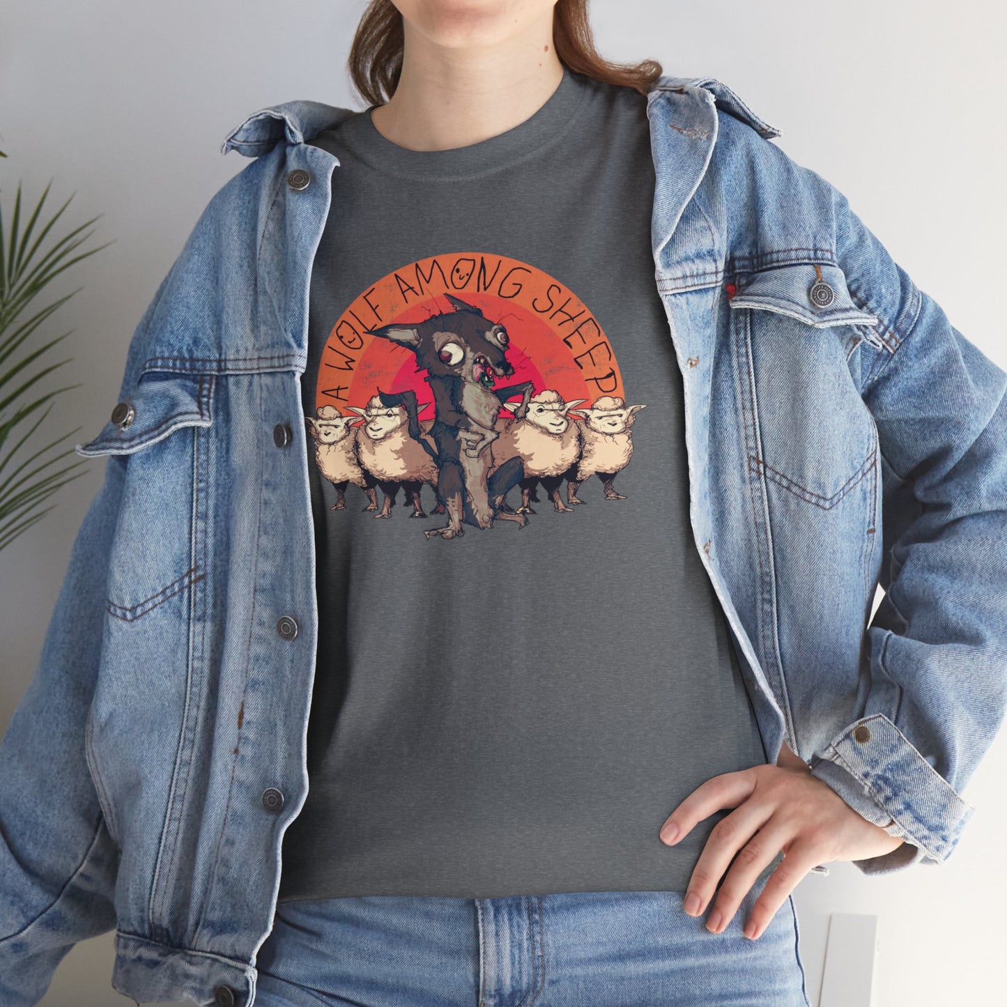 A Wolf Among Sheep Unisex Heavy Cotton Tee