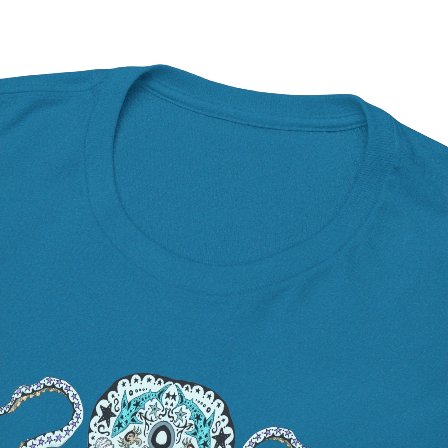 Octopus Sugar Skull Unisex Heavy Cotton Tee