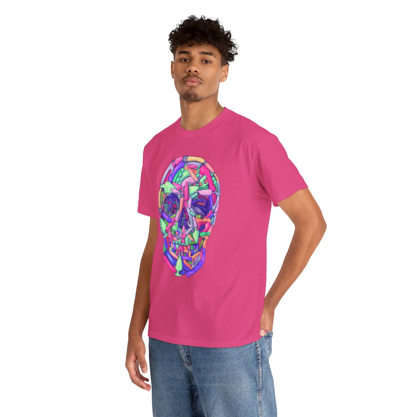 Sex Toy Skull Unisex Heavy Cotton Tee