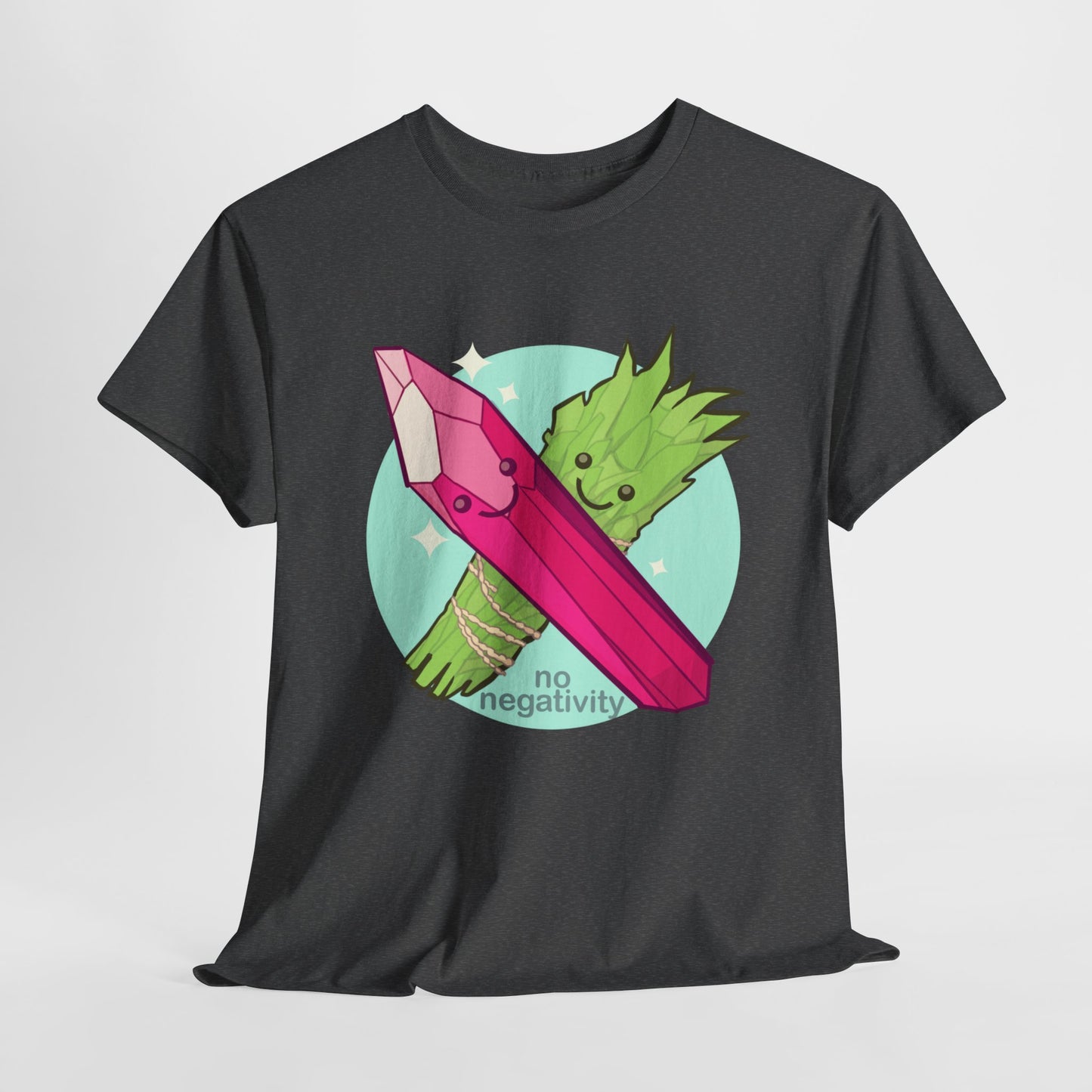 No Negativity Unisex Heavy Cotton Tee