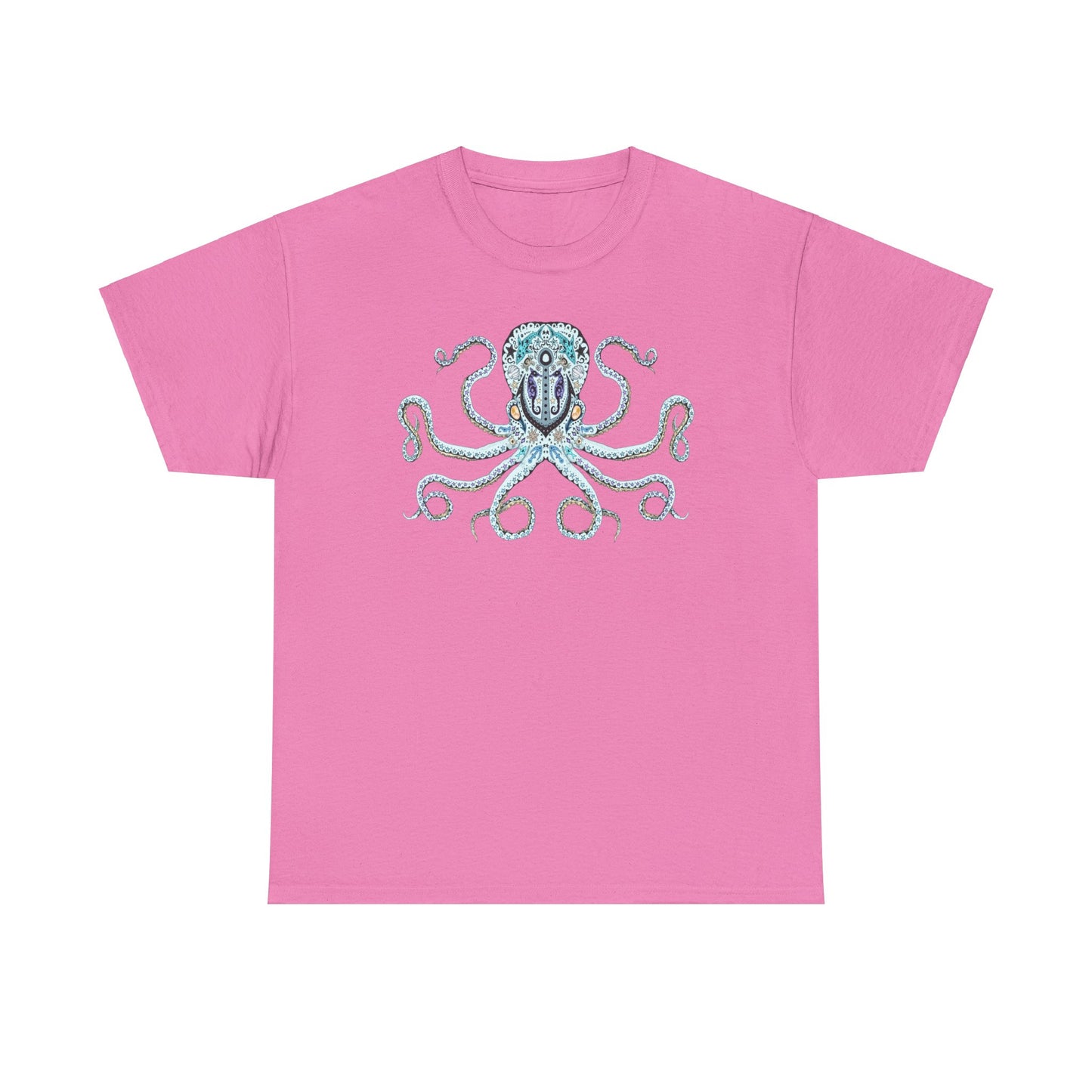 Octopus Sugar Skull Unisex Heavy Cotton Tee