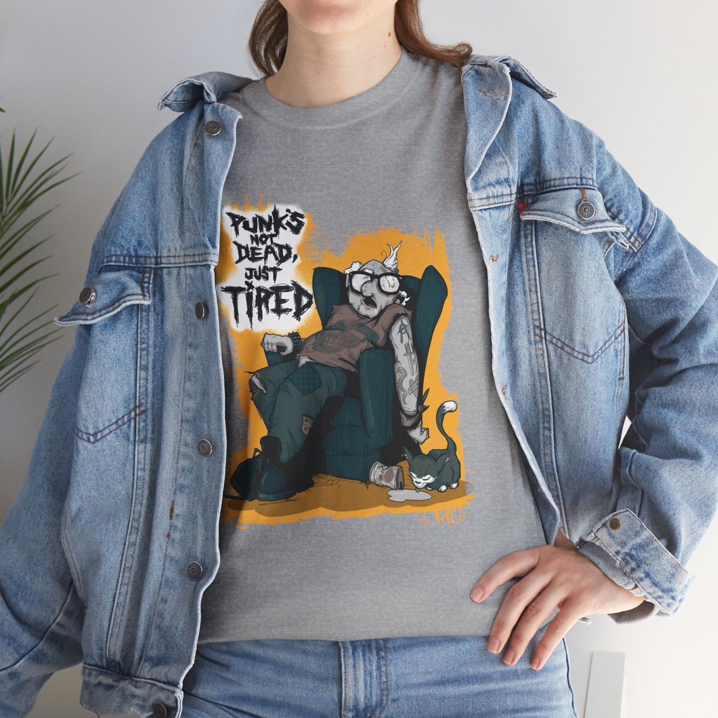 Old Punk Unisex Heavy Cotton Tee