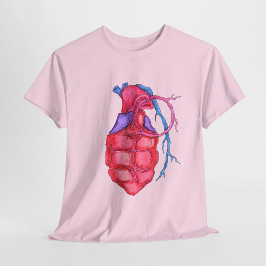 Heart Grenade Unisex Heavy Cotton Tee