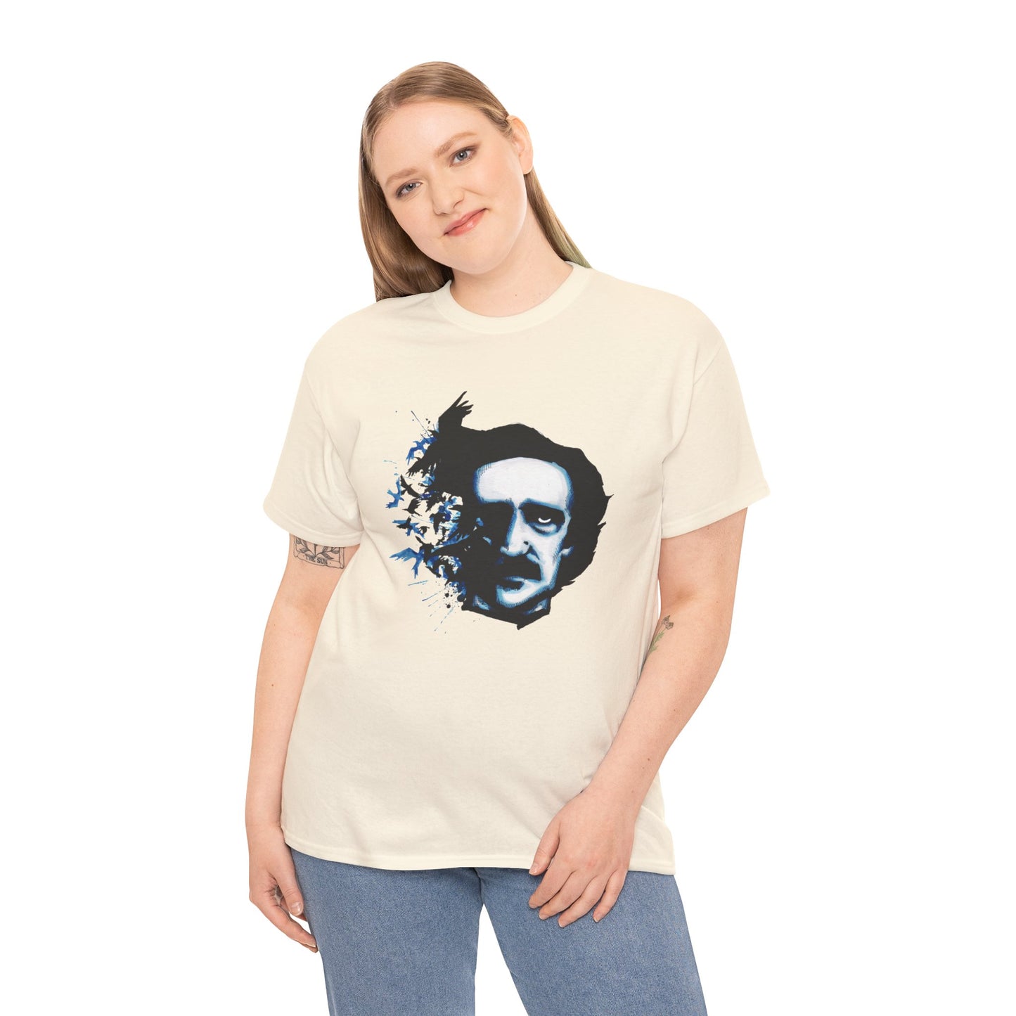 Edgar Allen Crows Unisex Heavy Cotton Tee