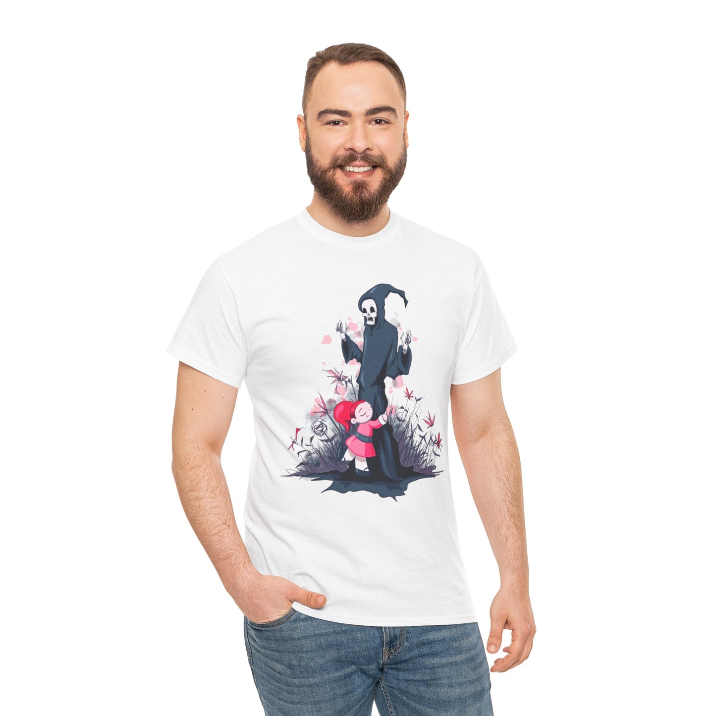 Reaper Hug Unisex Heavy Cotton Tee