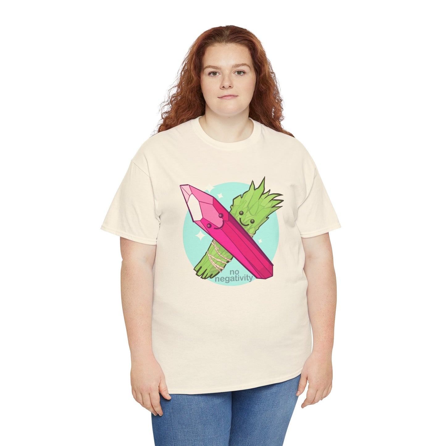 No Negativity Unisex Heavy Cotton Tee
