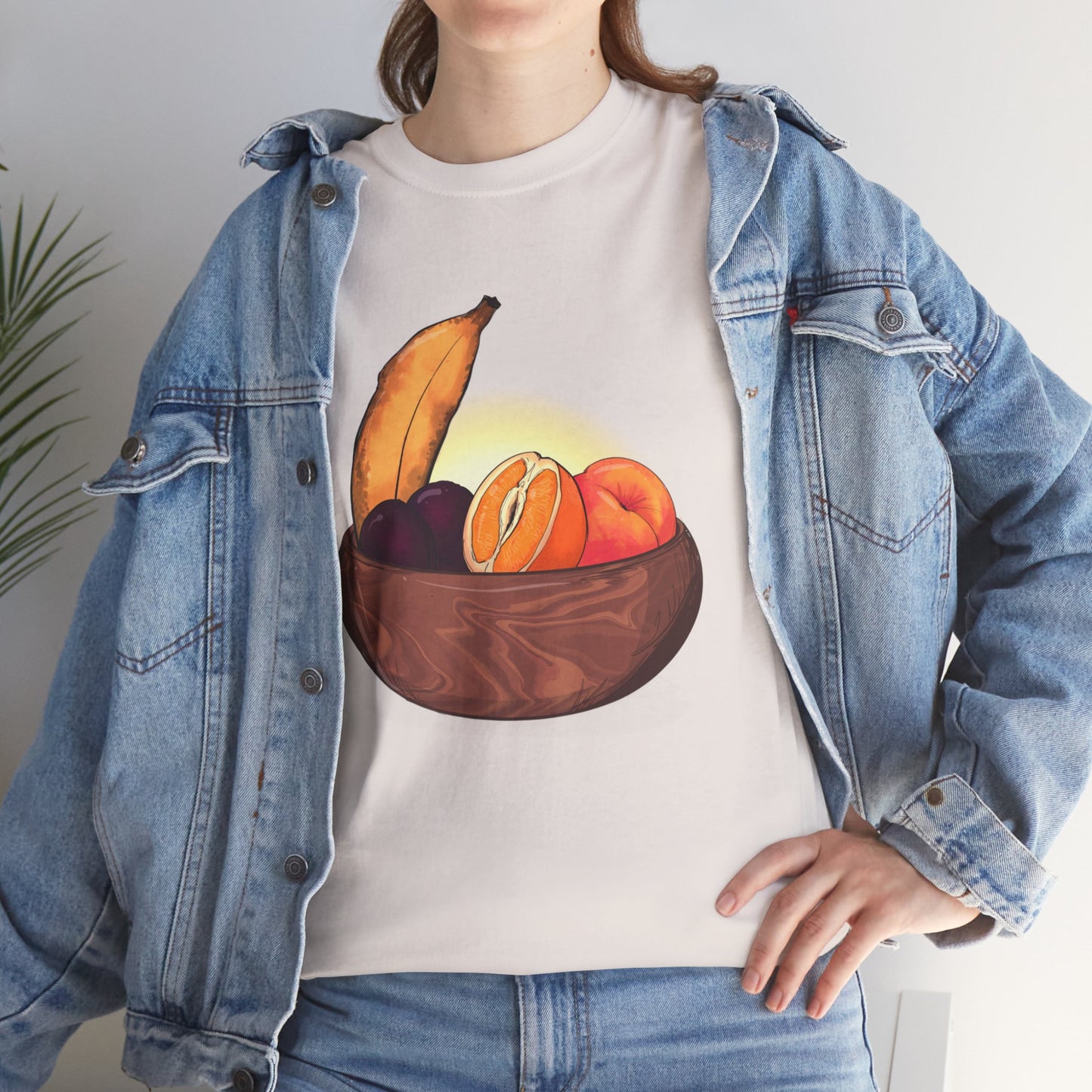 Adult Fruit Basket Unisex Heavy Cotton Tee