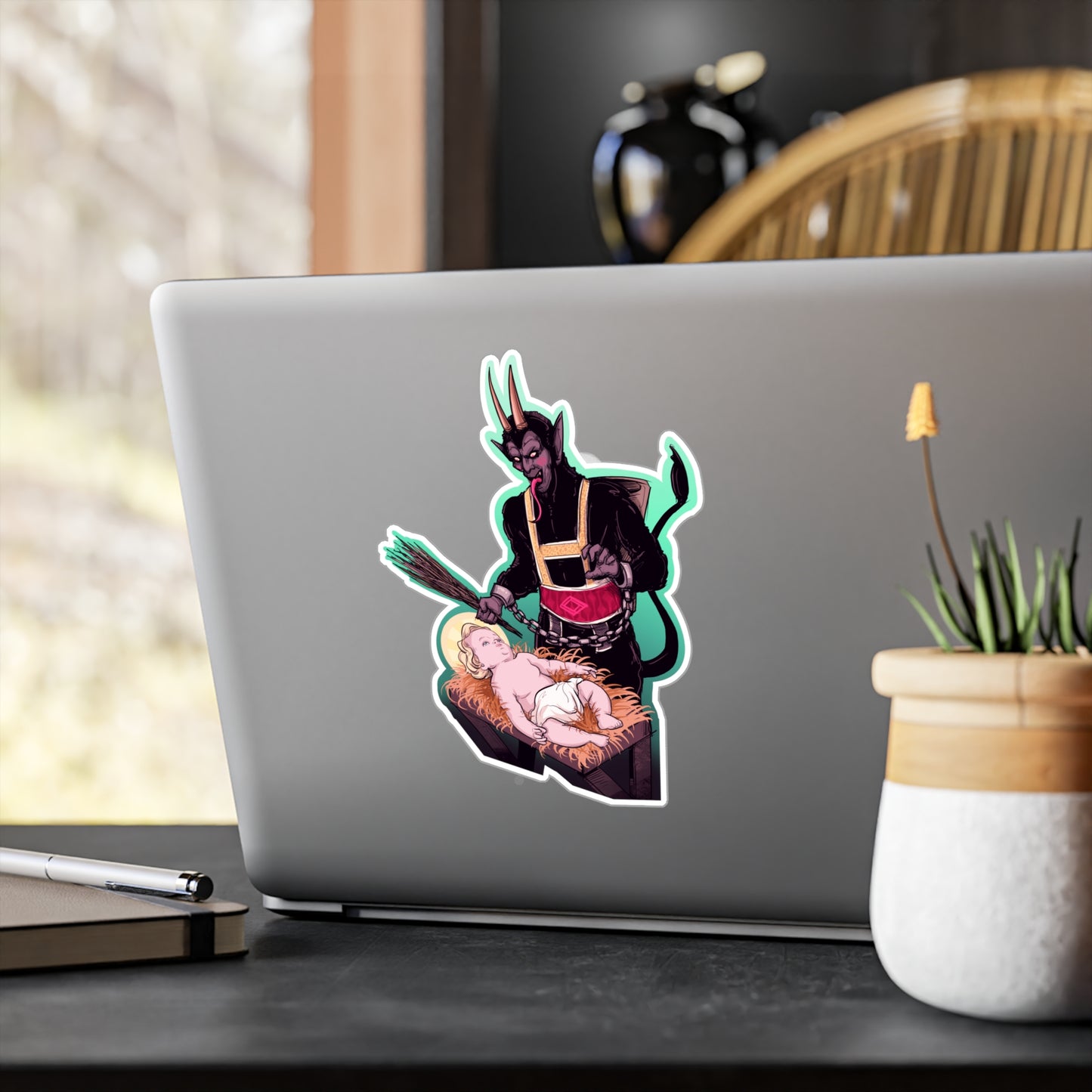 The First Krampus Kiss-Cut Vinyl Decal