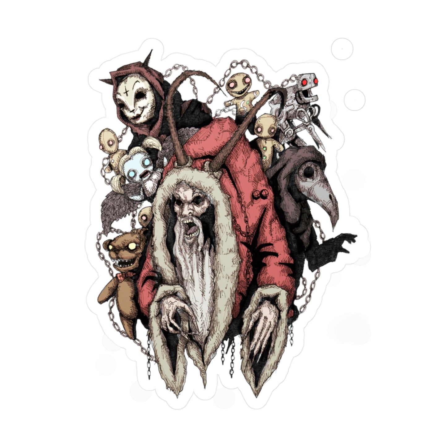 Krampus 2.0 Kiss-Cut Vinyl Decal