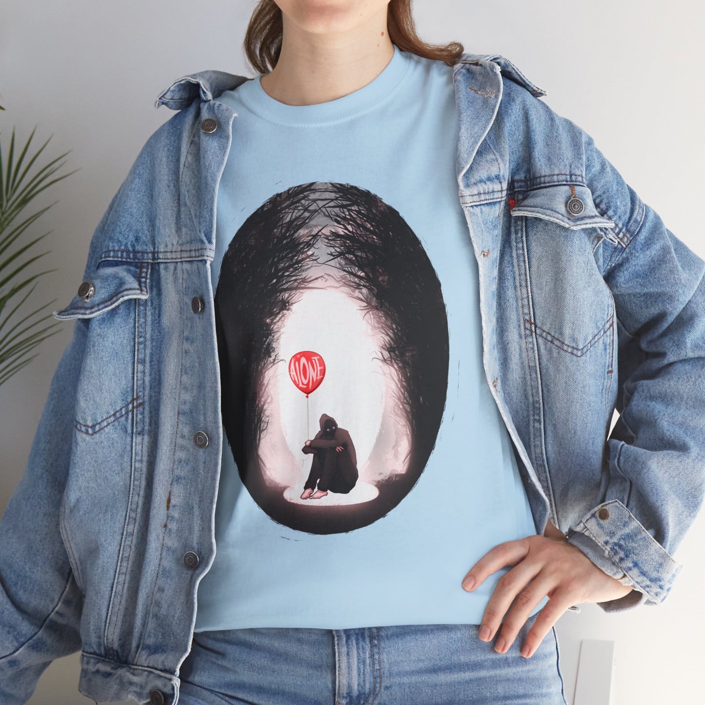 Forever Alone Unisex Heavy Cotton Tee