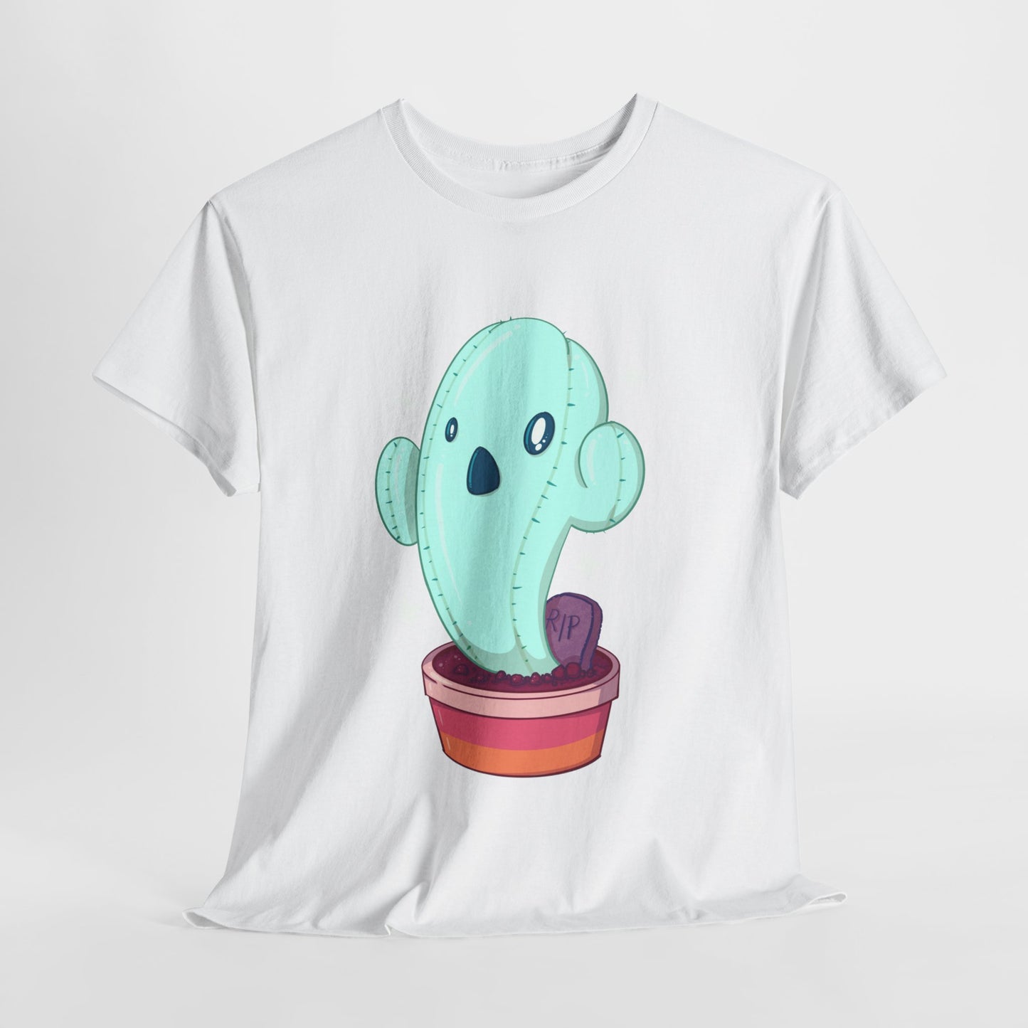 Spooky Succulent Unisex Heavy Cotton Tee