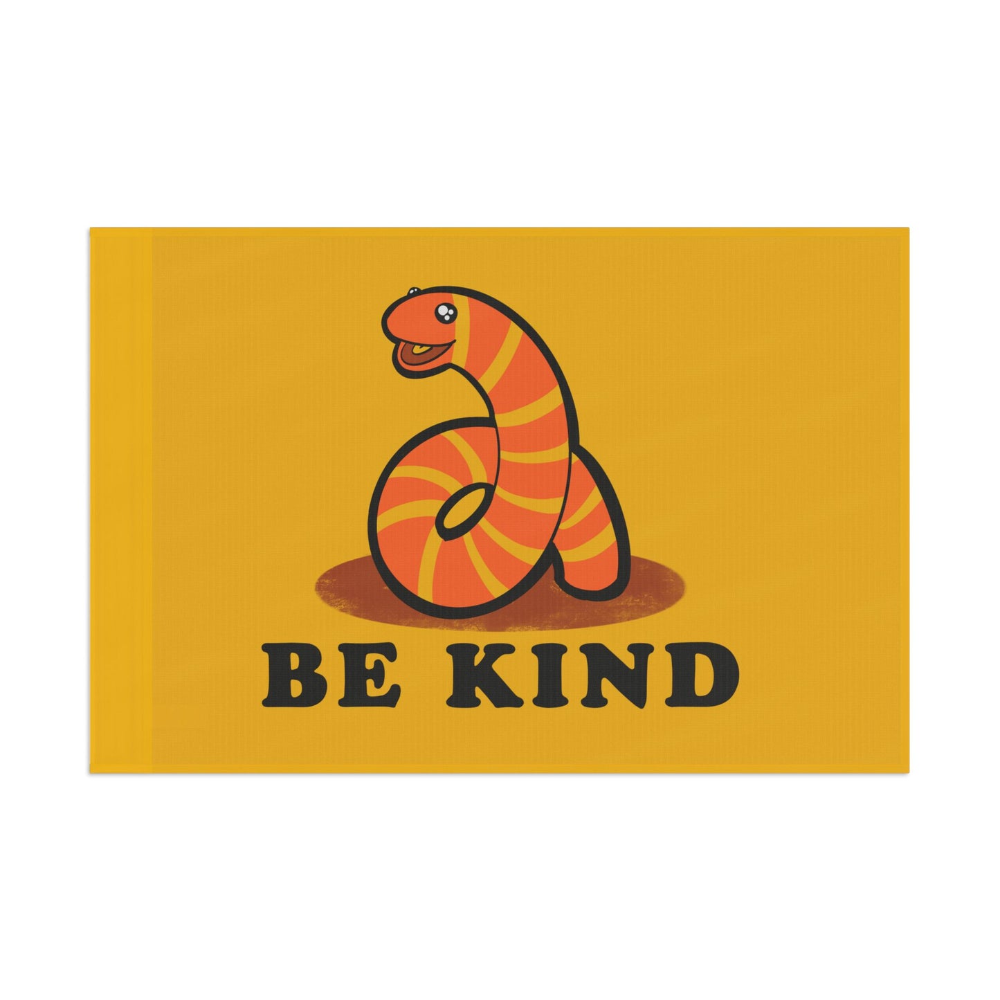 Be Kind Worm Flag