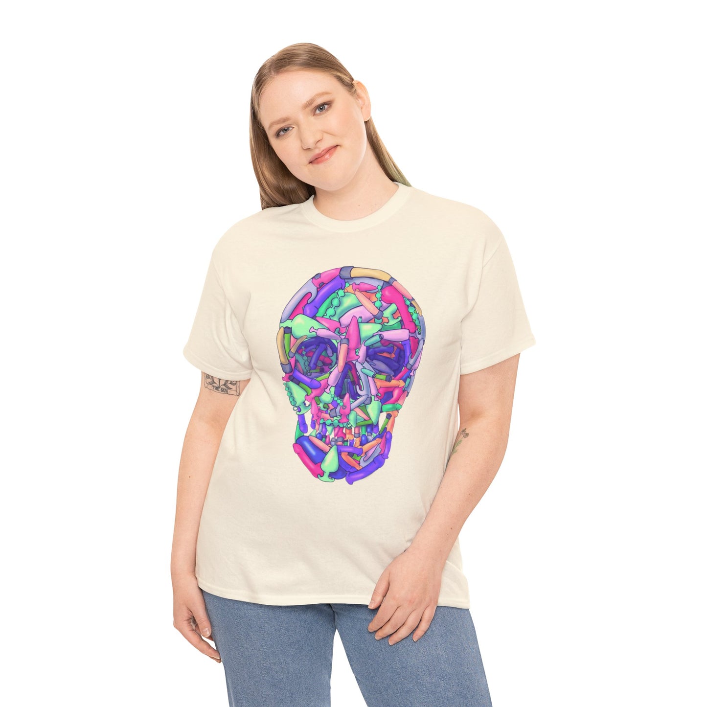 Sex Toy Skull Unisex Heavy Cotton Tee