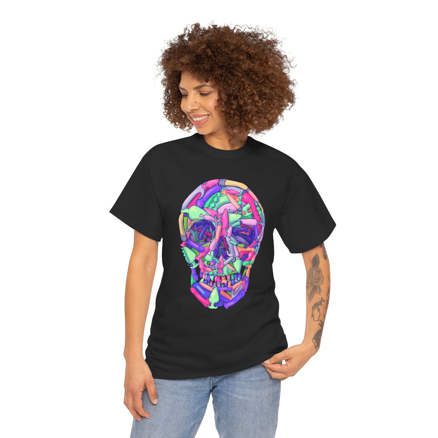 Sex Toy Skull Unisex Heavy Cotton Tee