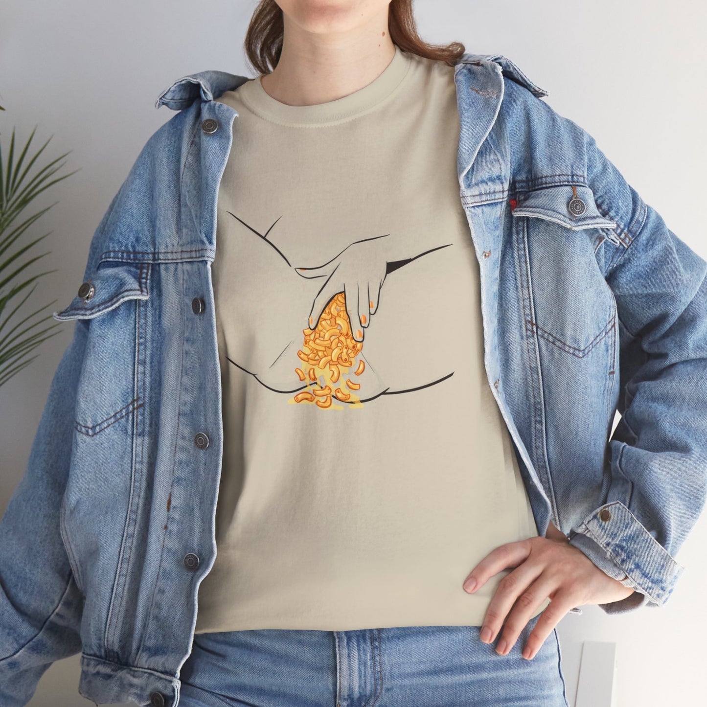 Mac N Cheese Unisex Heavy Cotton Tee