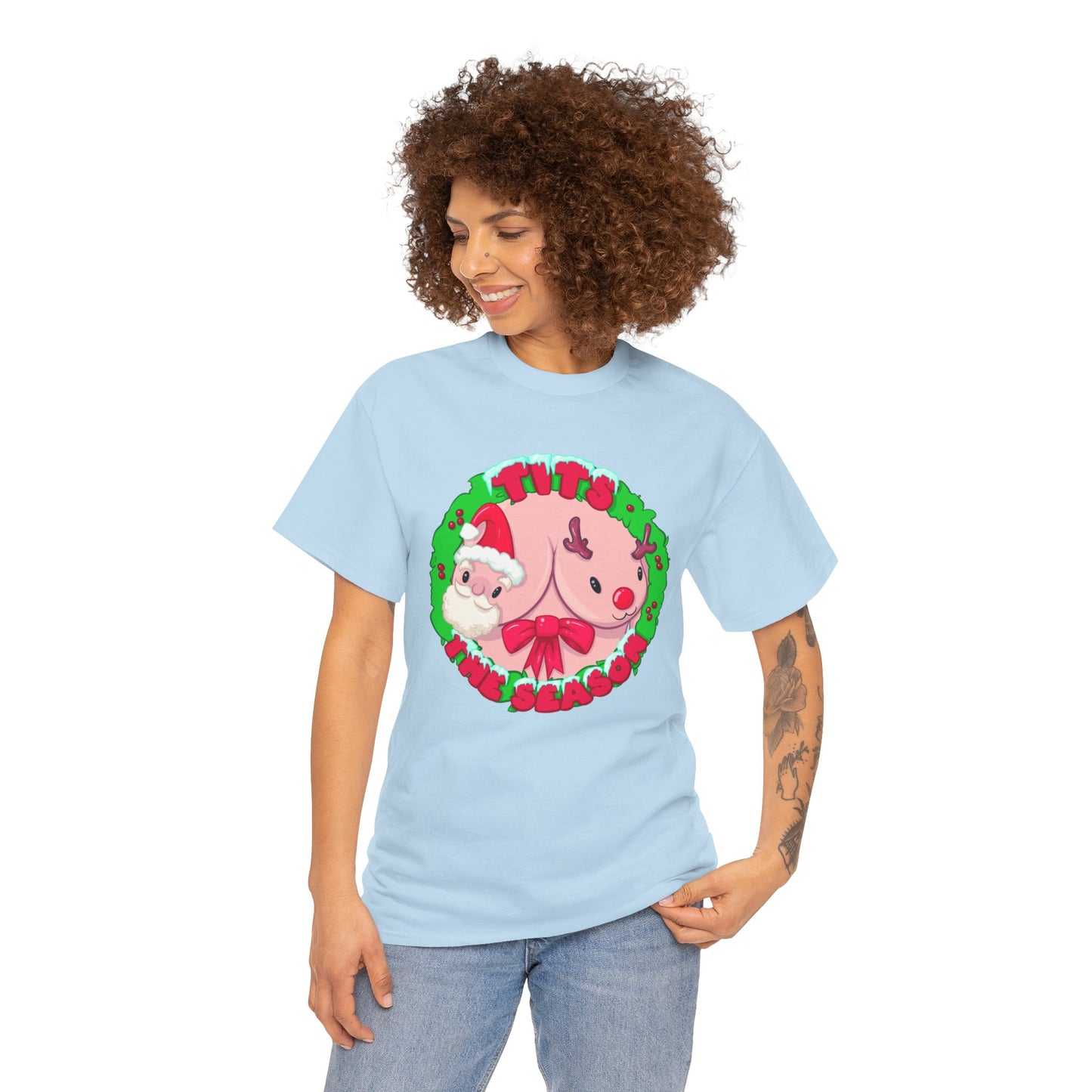 Tits The Season Unisex Heavy Cotton Tee