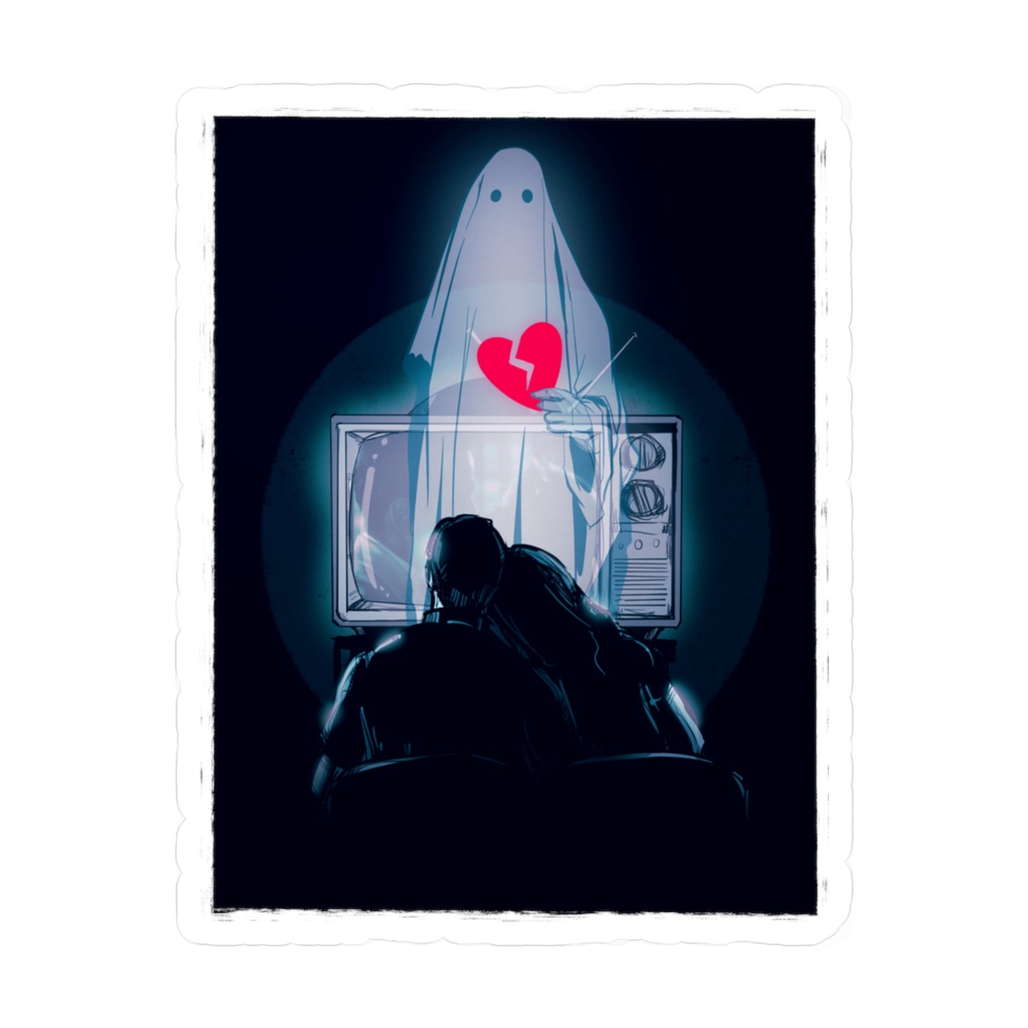 Lost Love Kiss-Cut Vinyl Decal