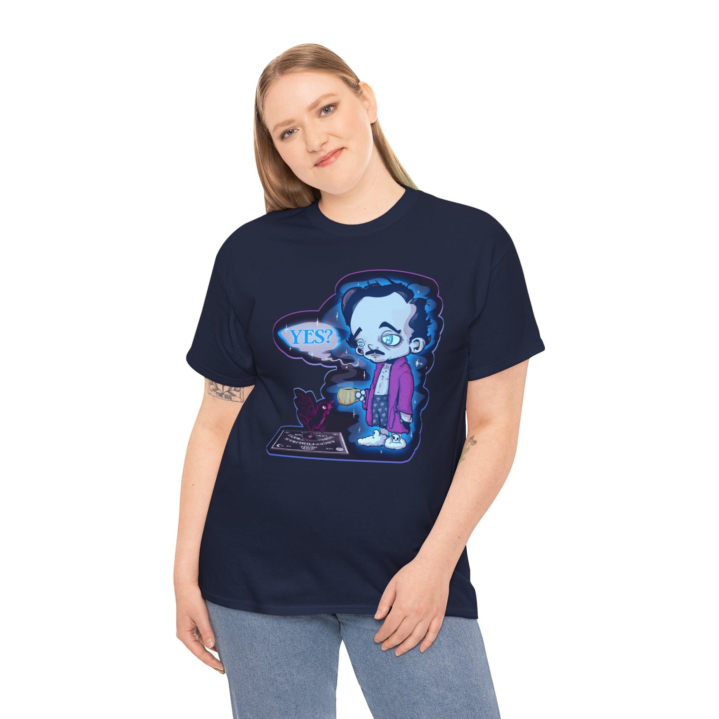 Edgar Allan Ghost Unisex Heavy Cotton Tee