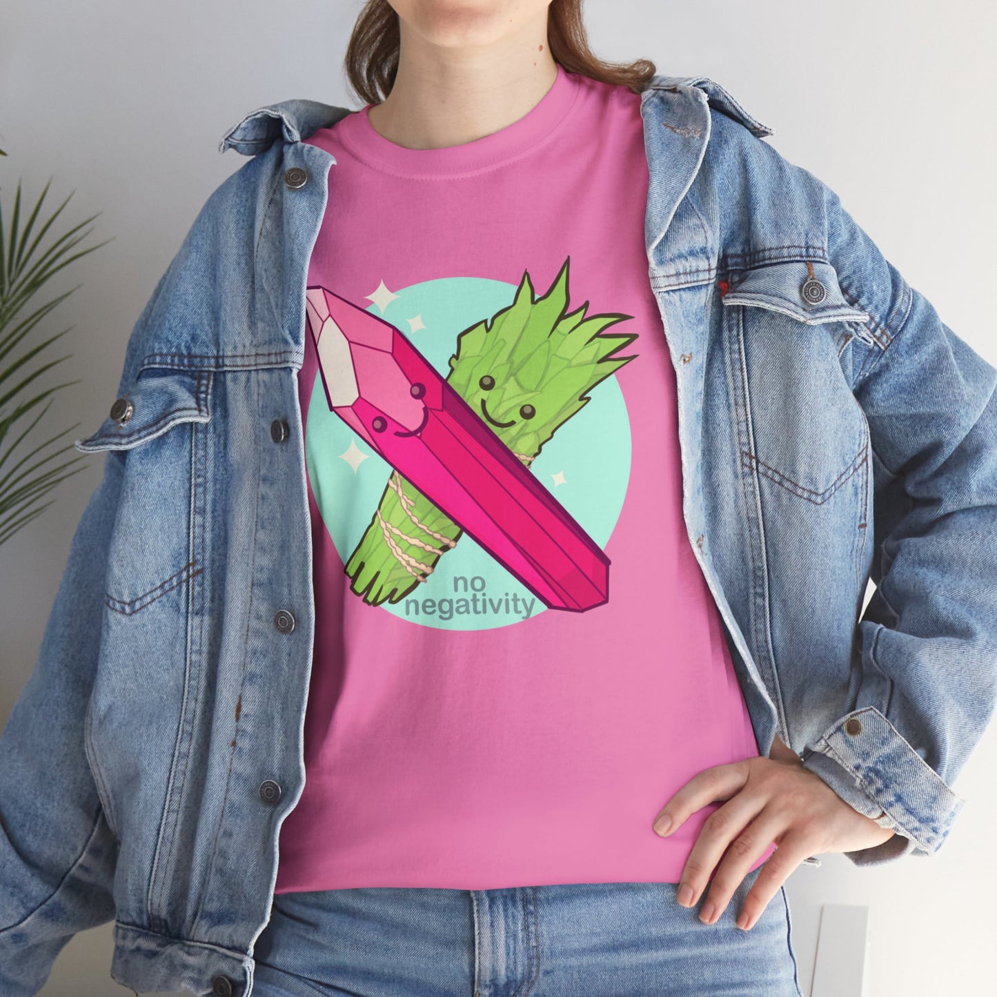 No Negativity Unisex Heavy Cotton Tee